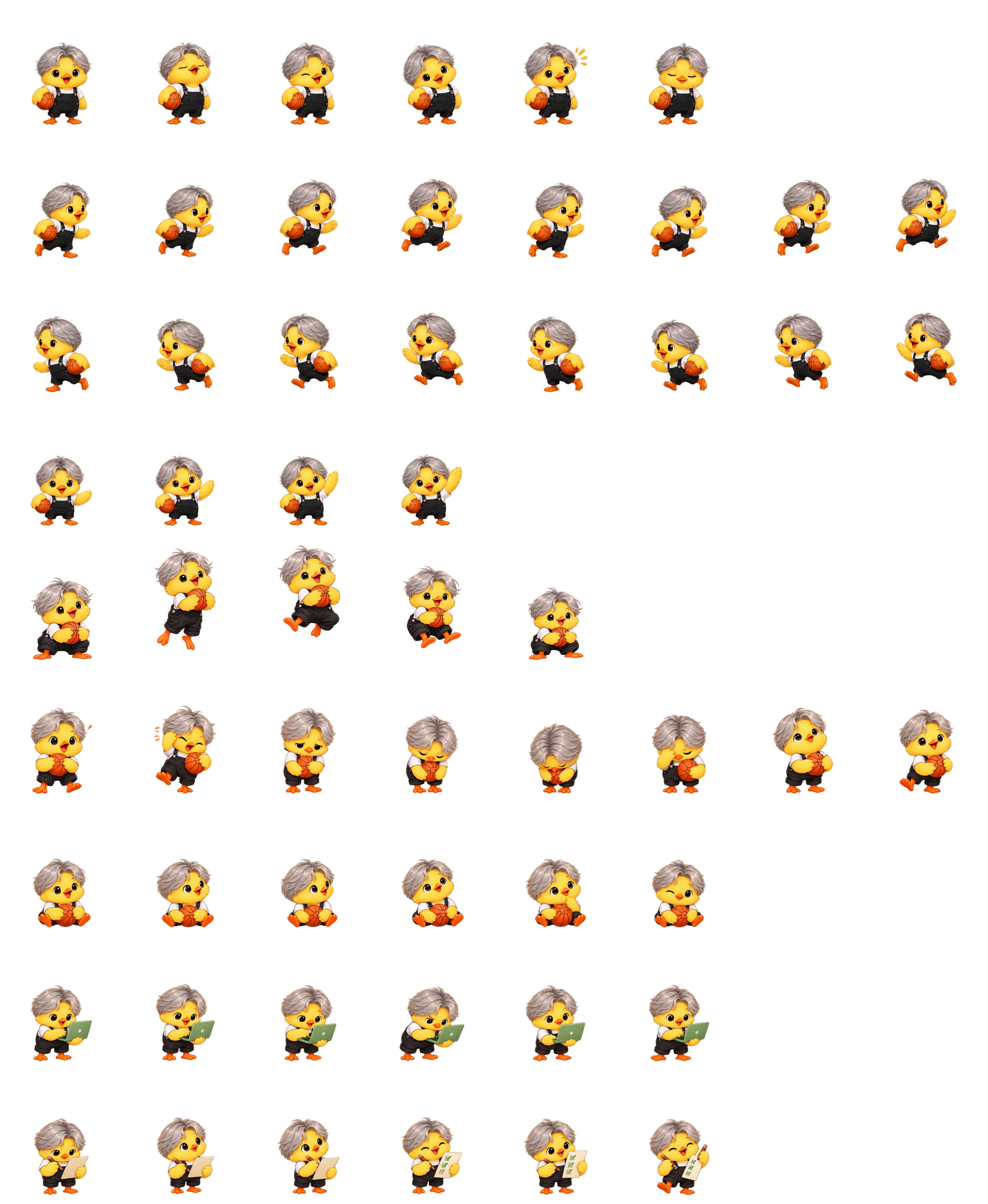 Basketball Kun Chick Codex pet original spritesheet