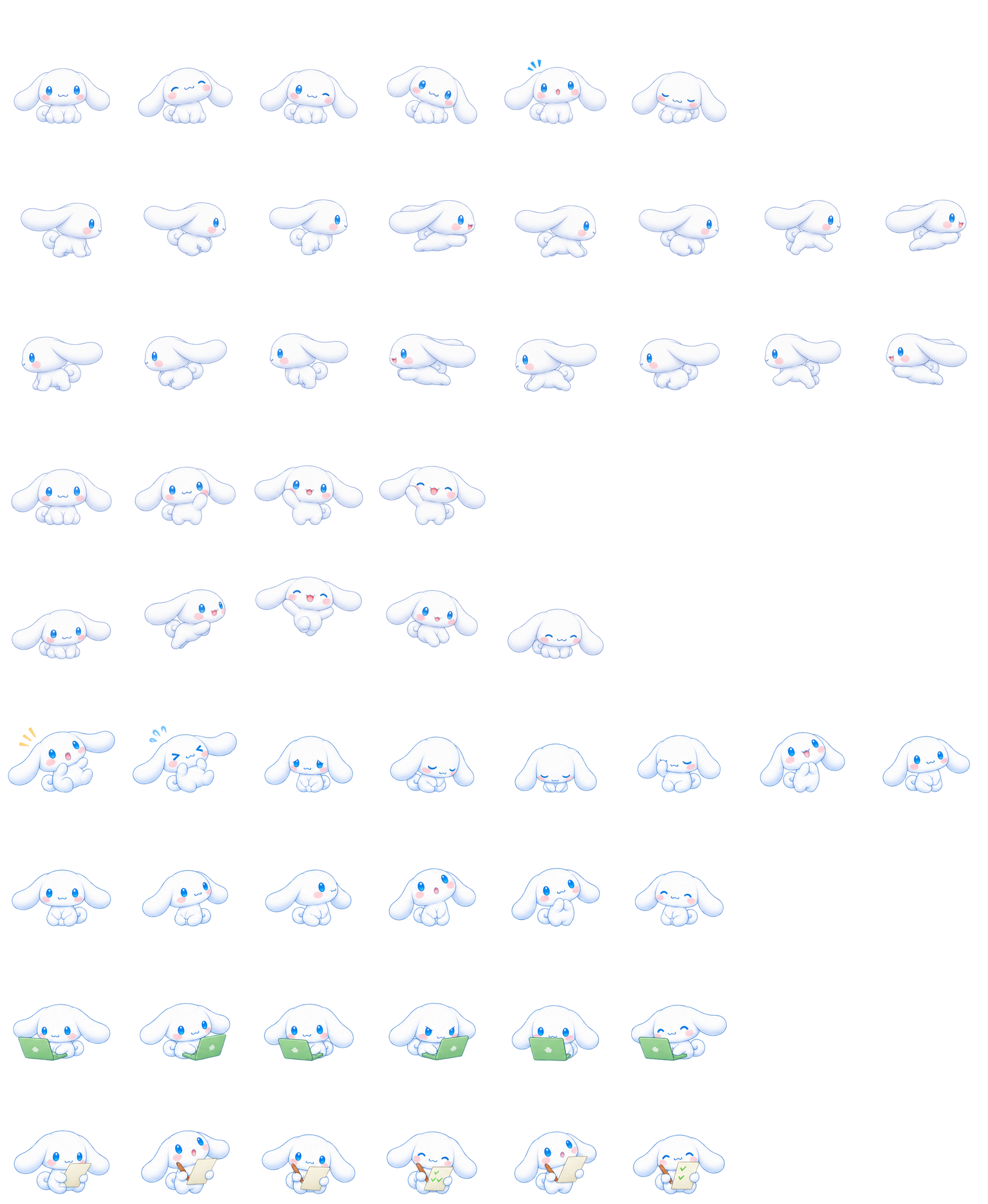 Cinnamoroll Swirl Codex pet original spritesheet
