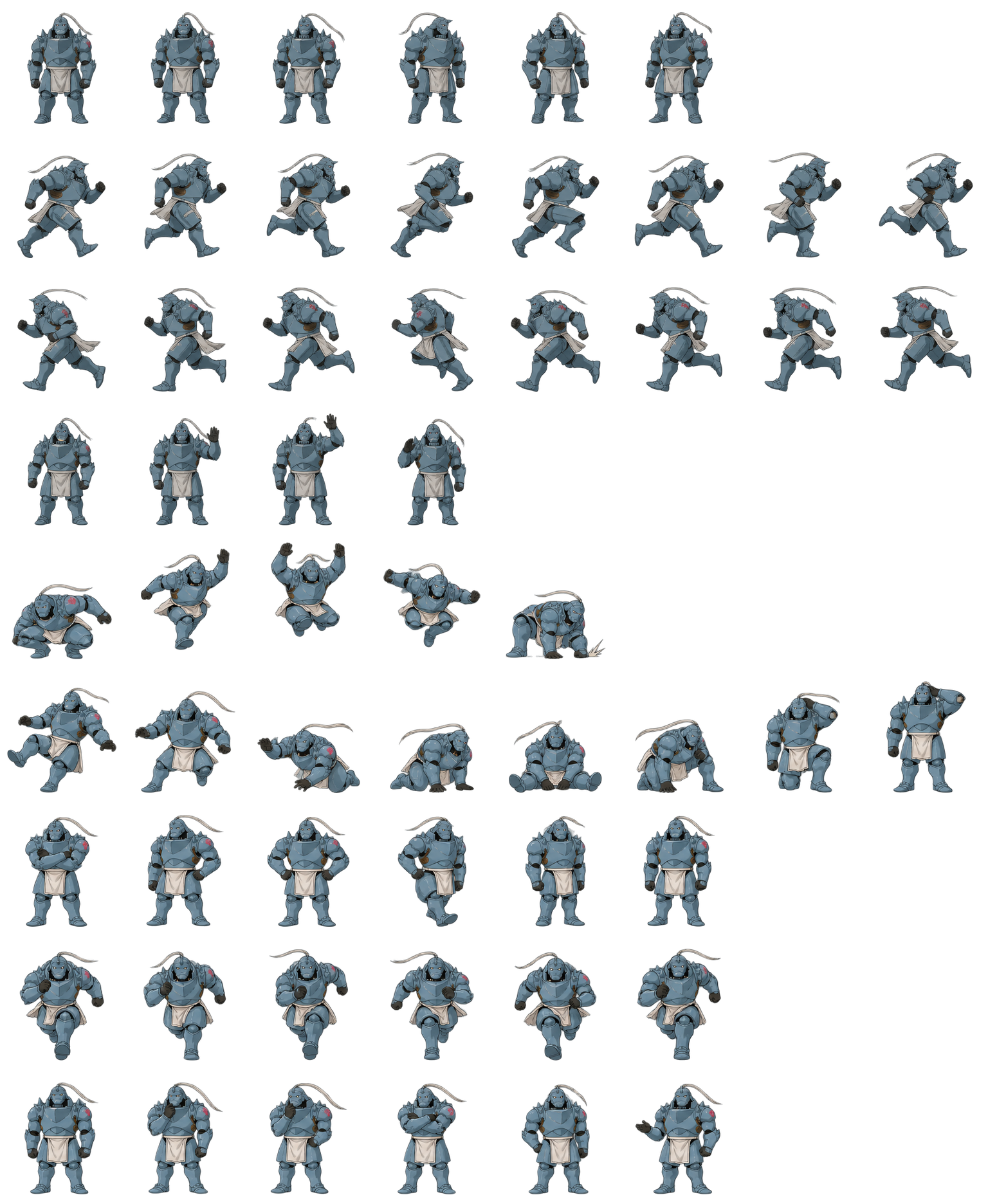 Alphonse Elric — Cozy Fan Art Codex pet original spritesheet
