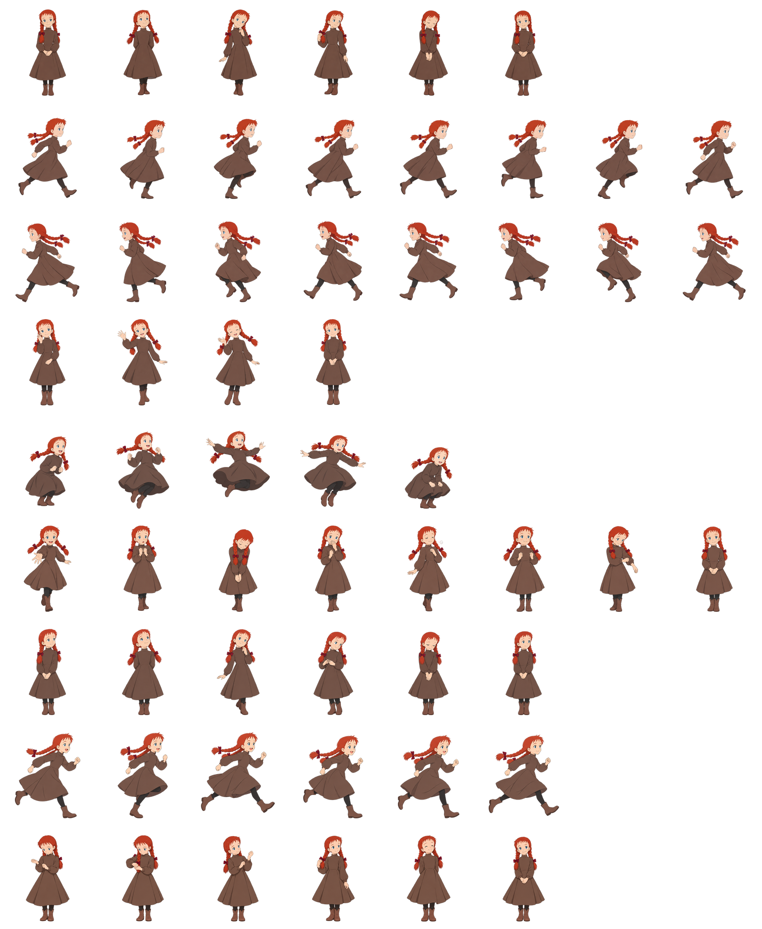 安妮·雪莉 Anne Shirley Codex pet original spritesheet