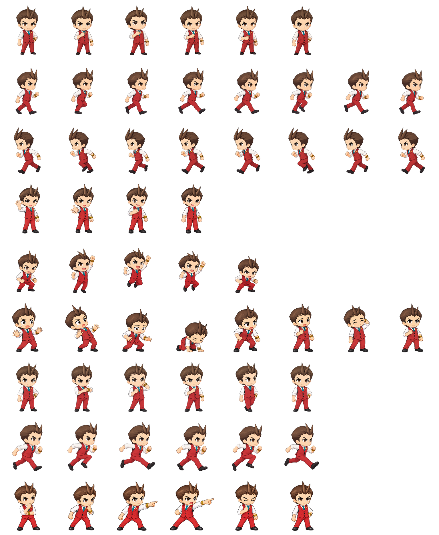 王泥喜法介 Apollo Justice Codex pet original spritesheet