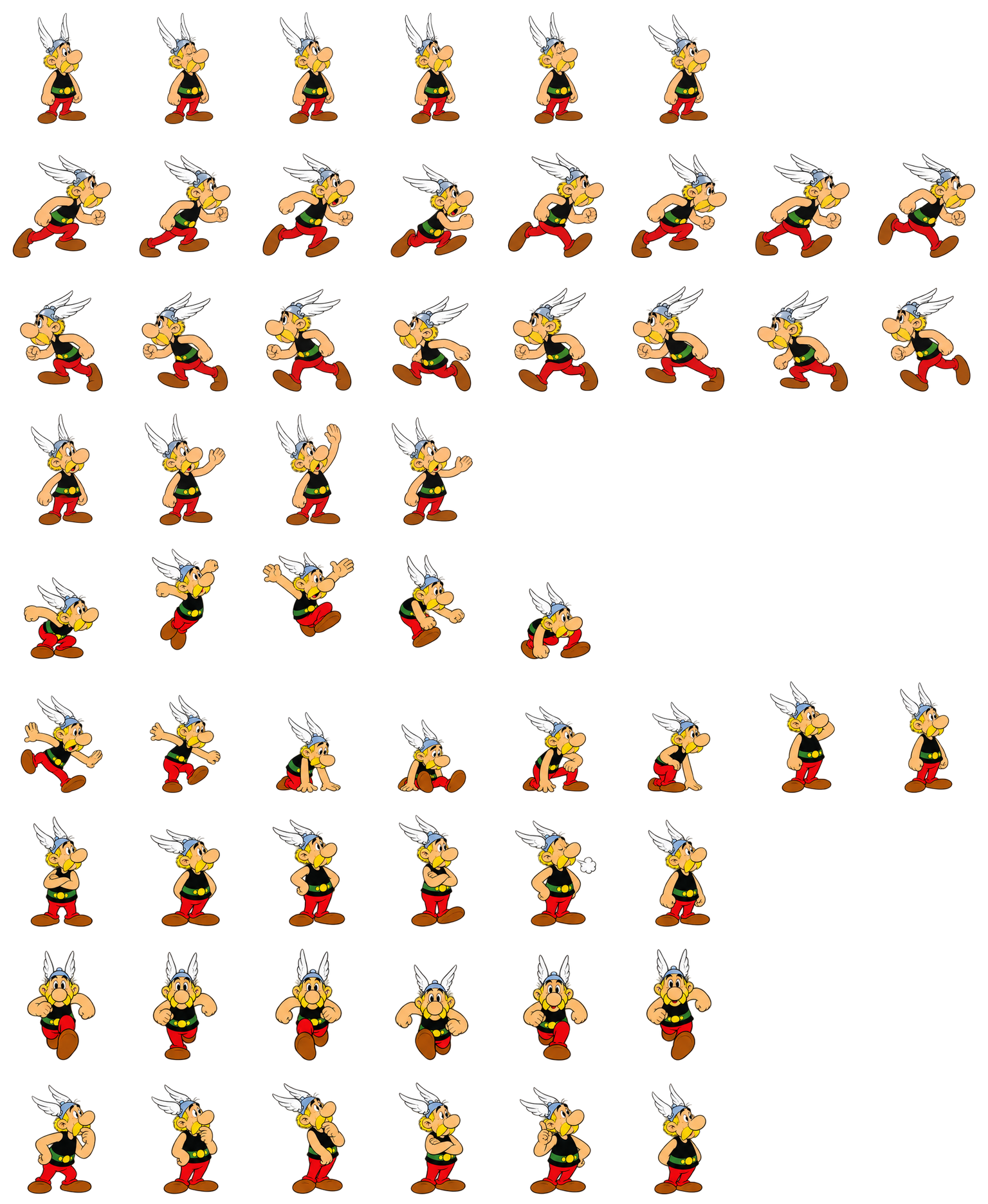 阿斯泰利克斯 Asterix Codex pet original spritesheet