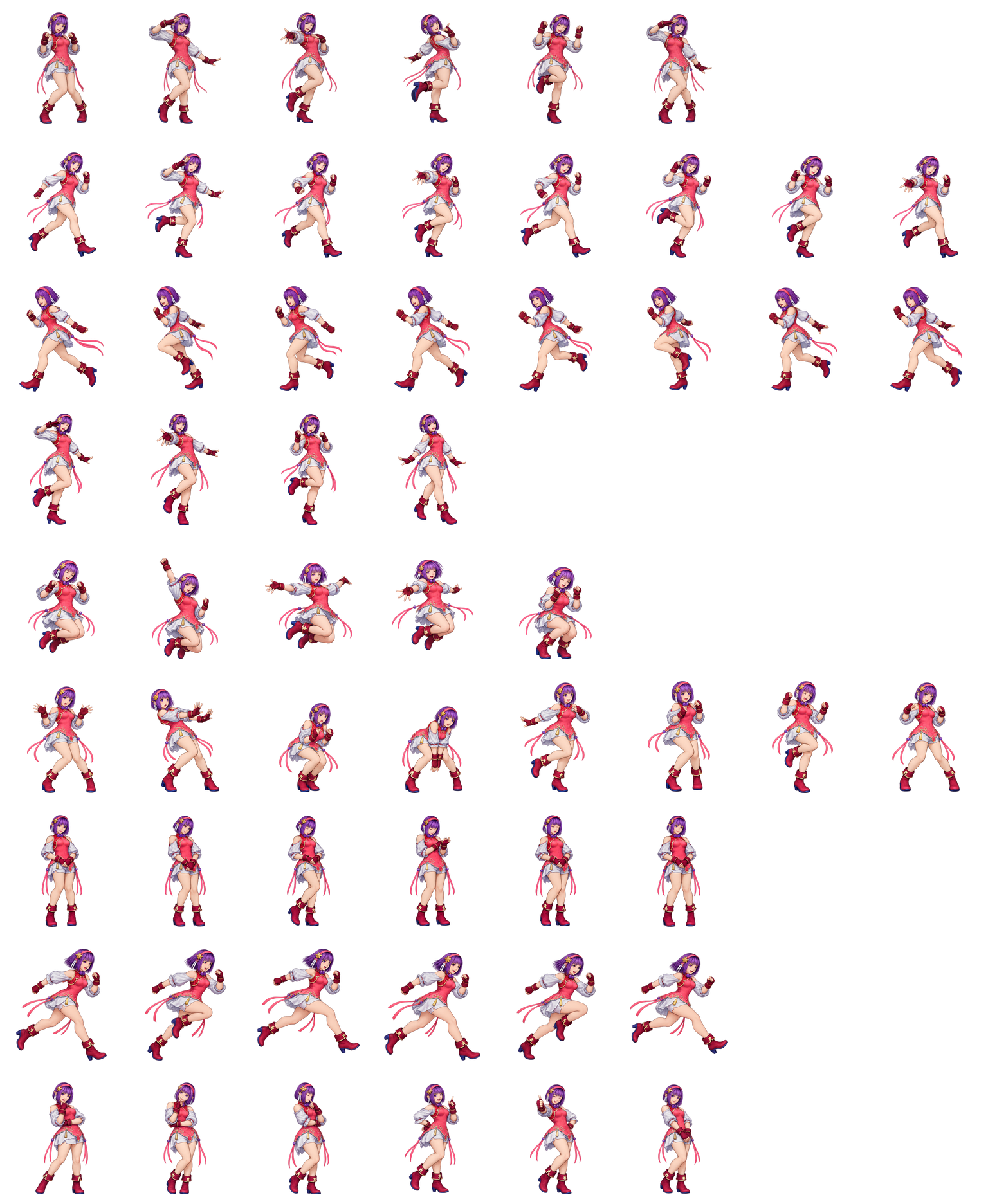 麻宫雅典娜 Athena Asamiya Codex pet original spritesheet