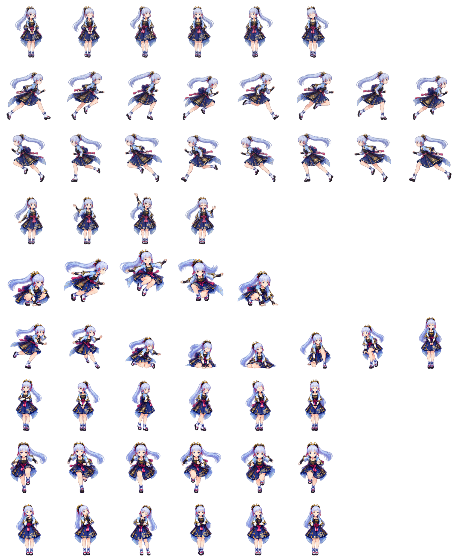 神里绫华 Kamisato Ayaka Codex pet original spritesheet