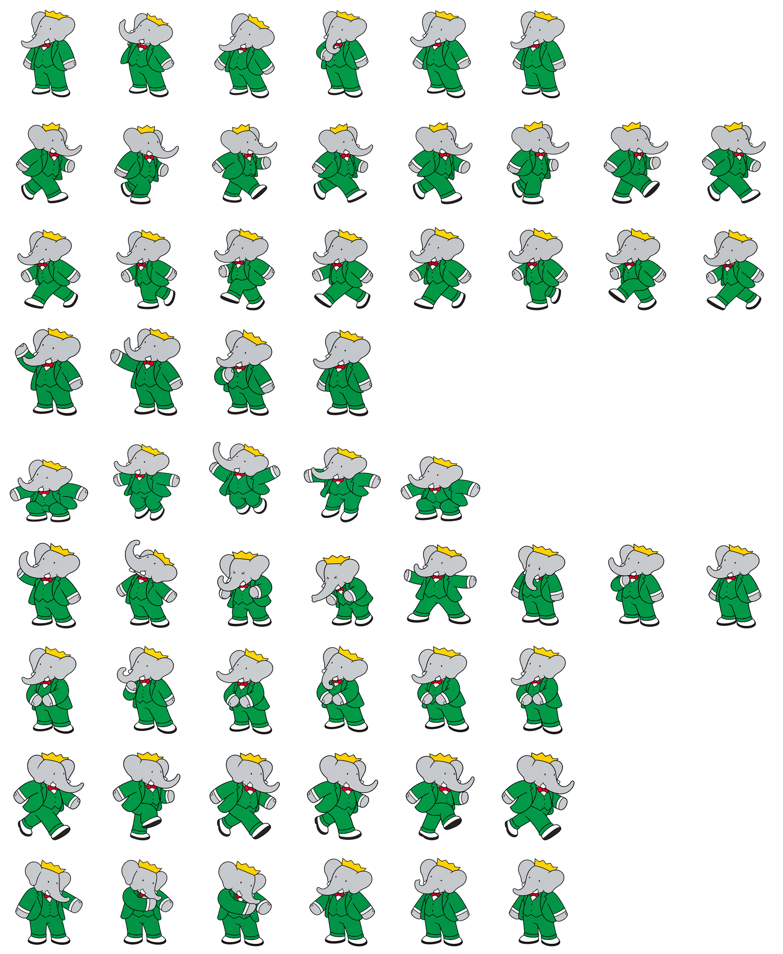 大象巴巴 Babar Codex pet original spritesheet