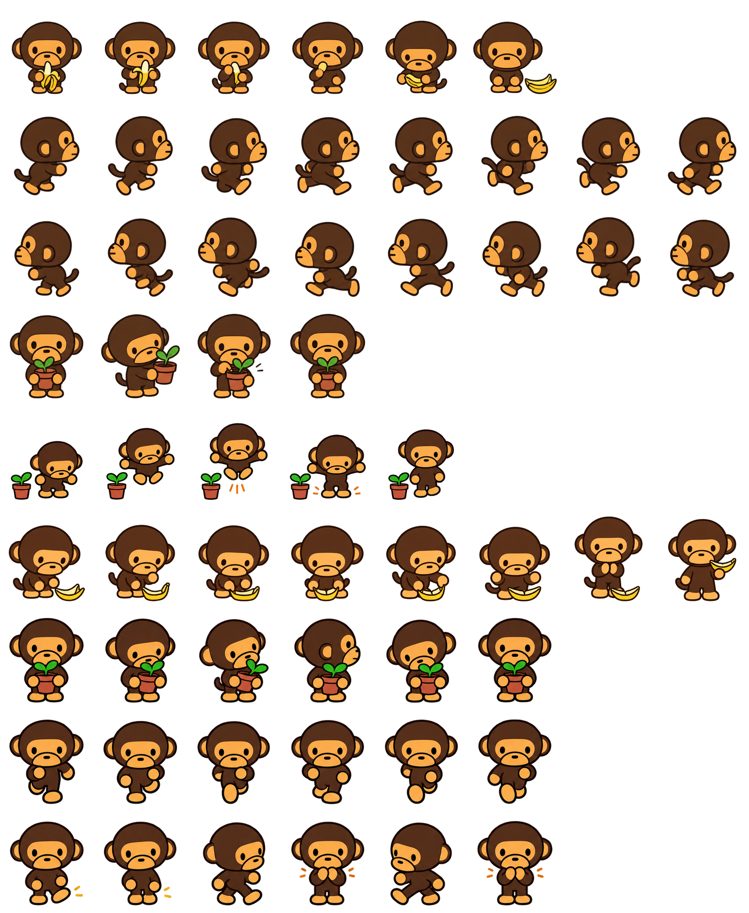 米洛小猴 Baby Milo Codex pet original spritesheet