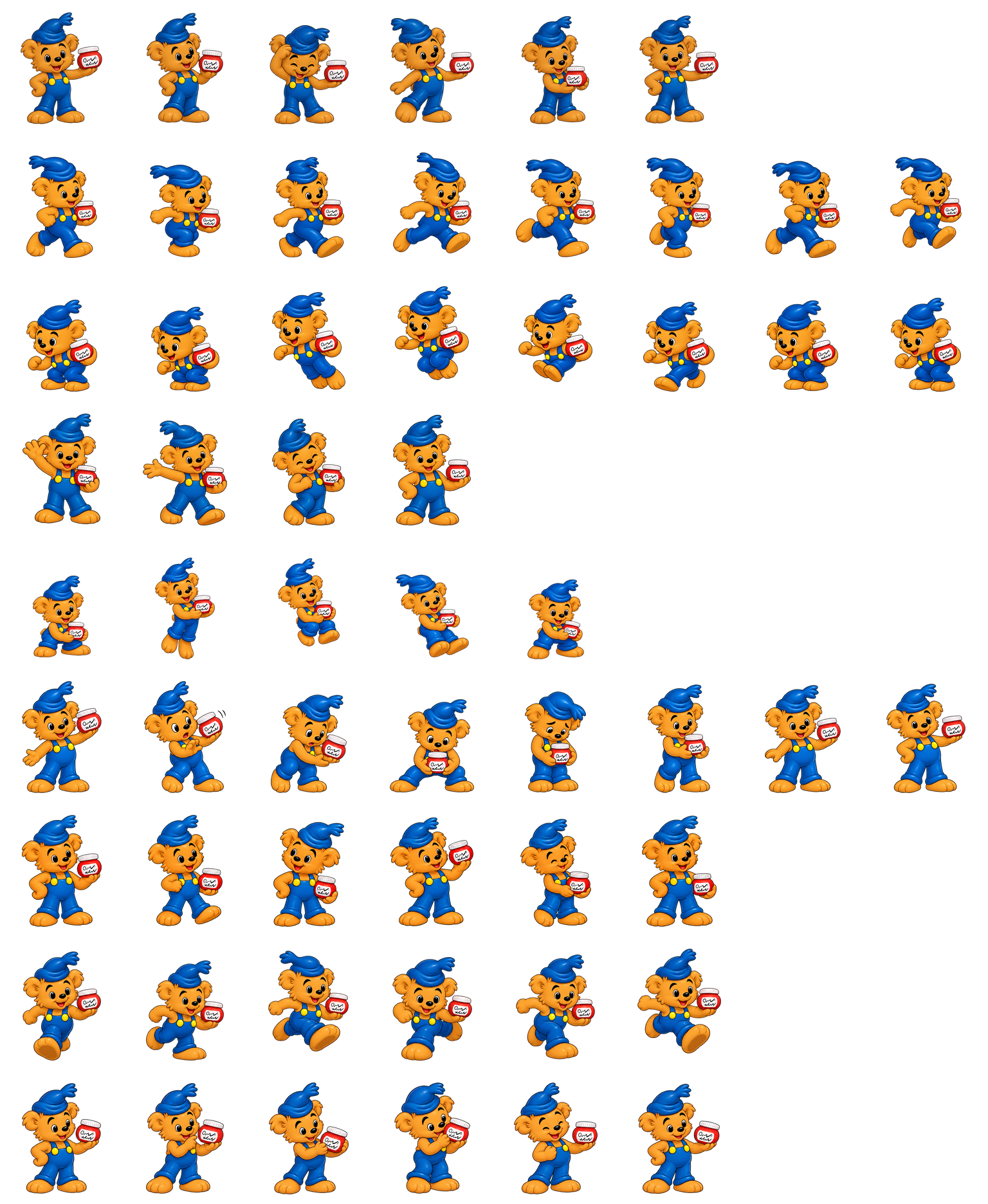 邦瑟熊 Bamse Codex pet original spritesheet