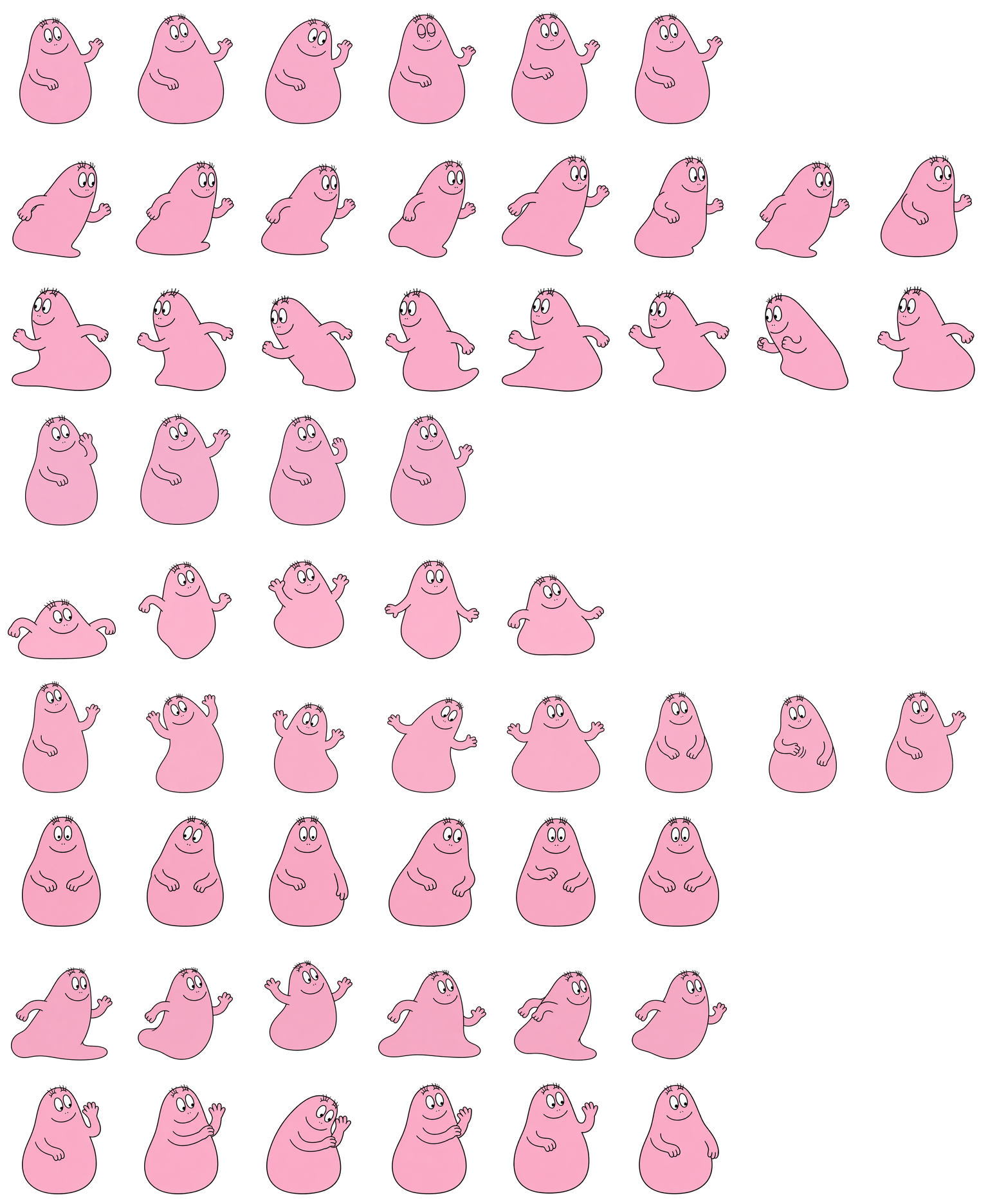 巴巴爸爸 Barbapapa Codex pet original spritesheet