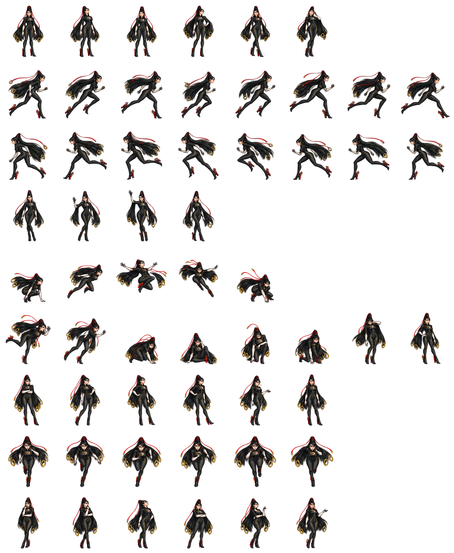 Bayonetta — Cozy Fan Art Codex pet original spritesheet