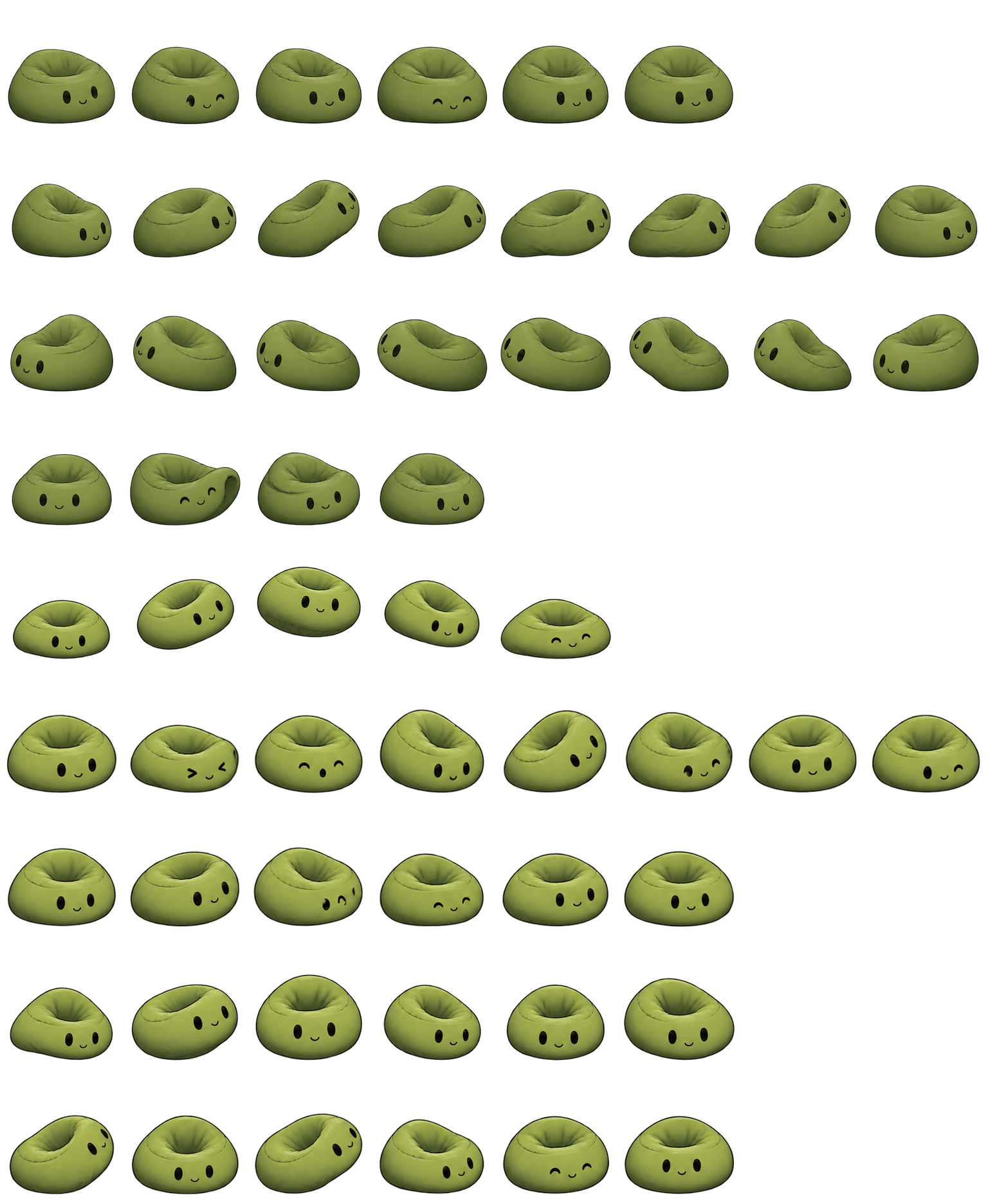 豆袋墩墩 Beanbag Plump Codex pet original spritesheet