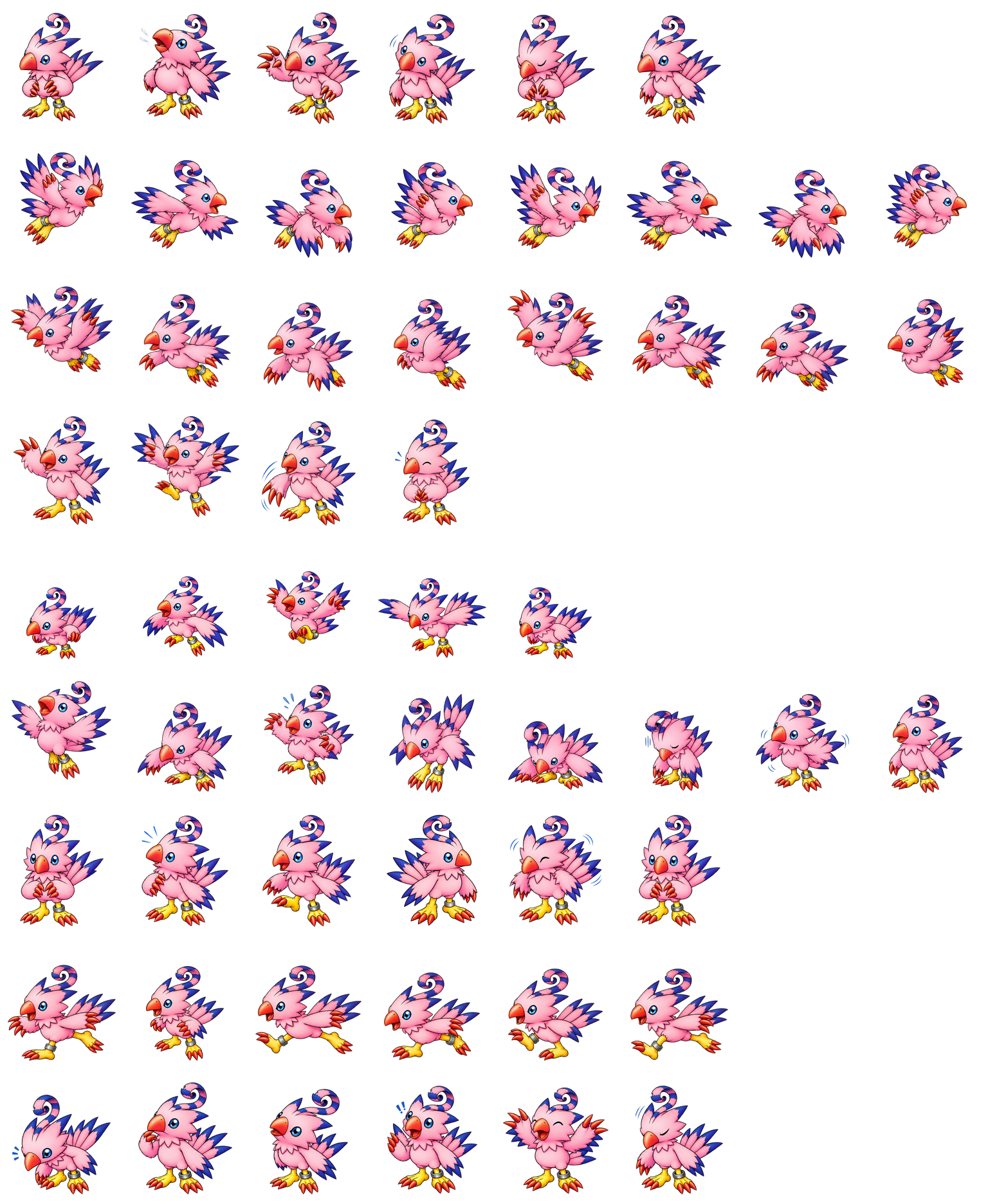 比丘兽 Biyomon Codex pet original spritesheet