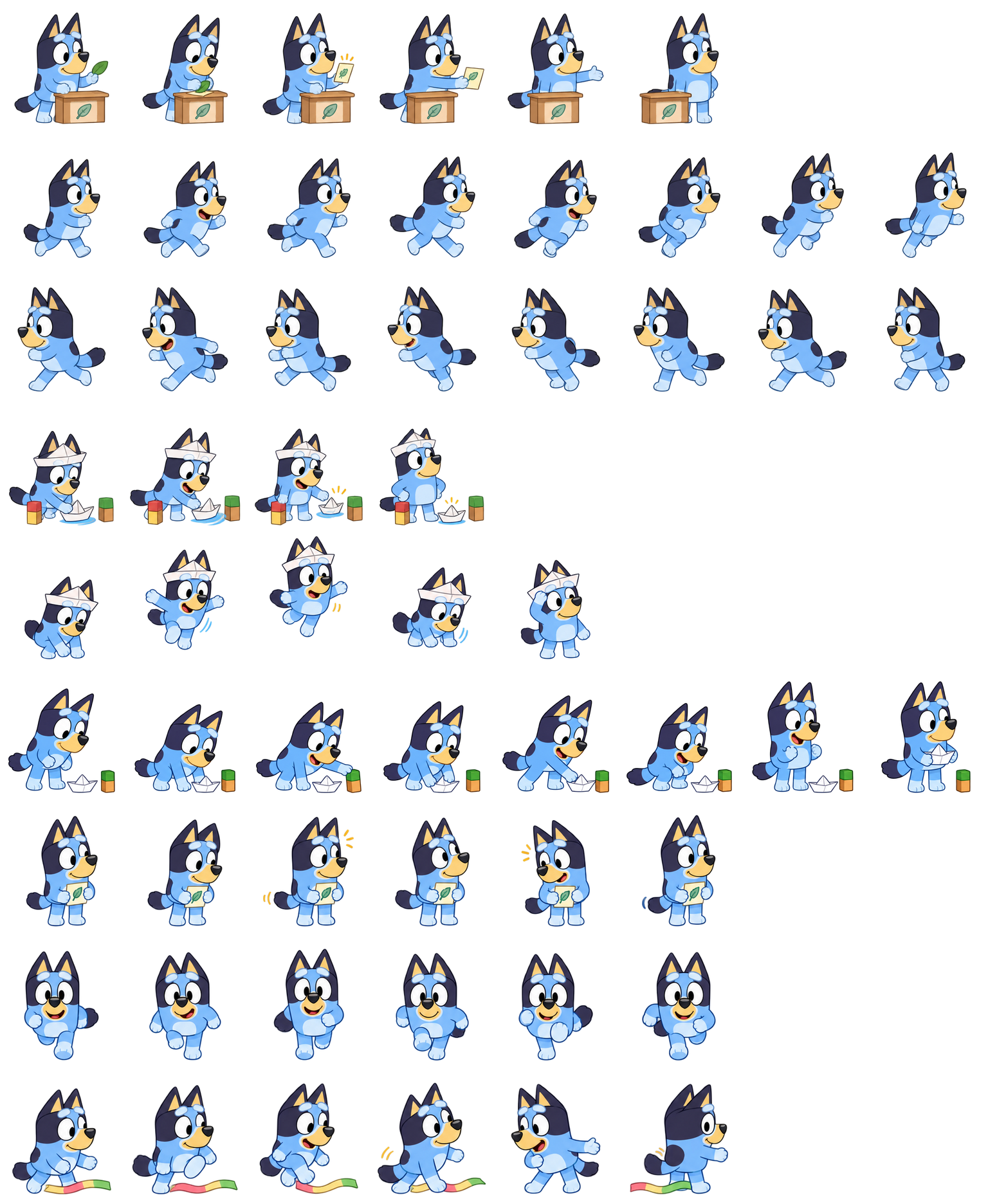 布鲁伊 Bluey Codex pet original spritesheet