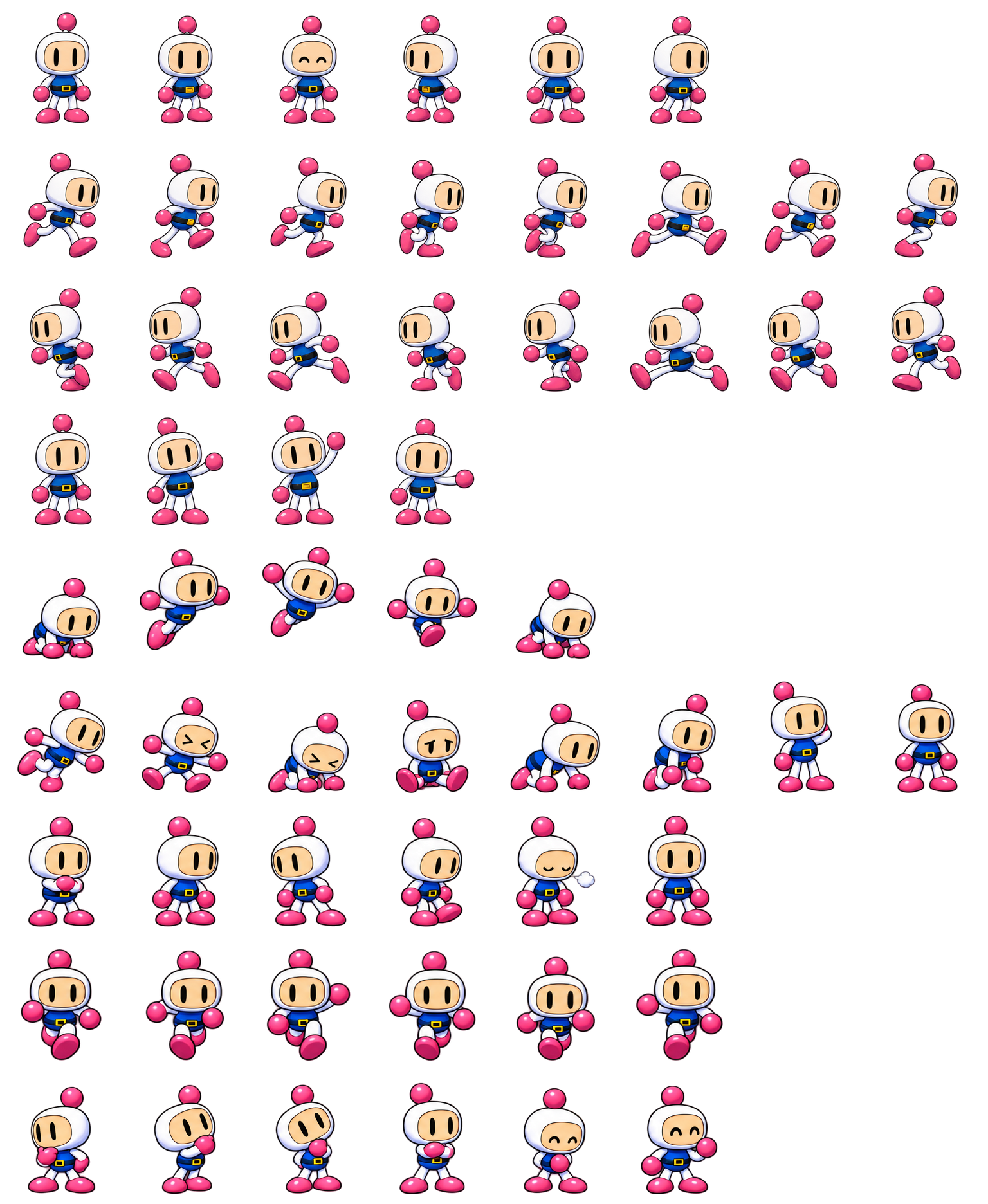 Bomberman — Cozy Fan Art Codex pet original spritesheet