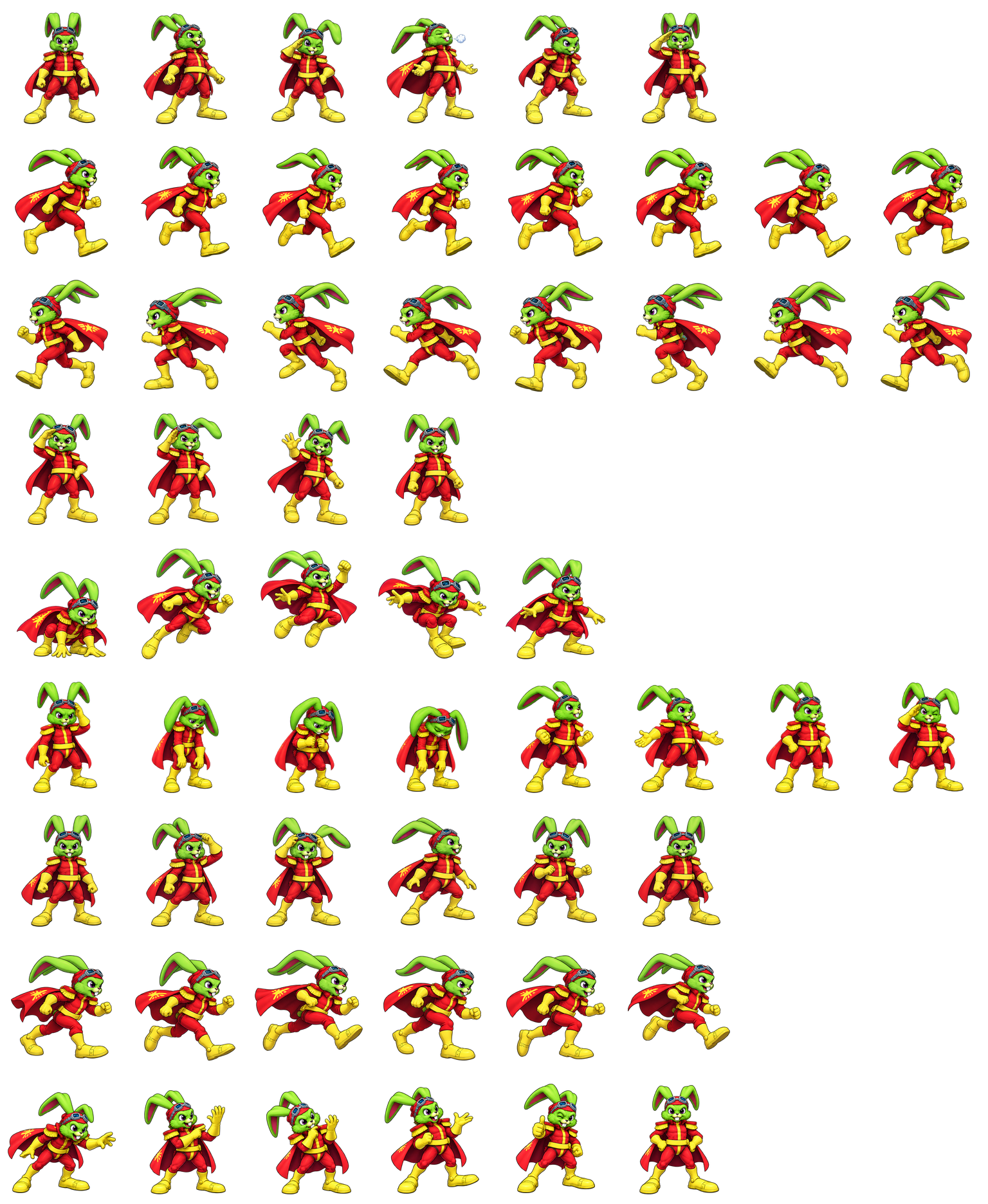 巴奇·奥黑尔 Bucky O’Hare Codex pet original spritesheet