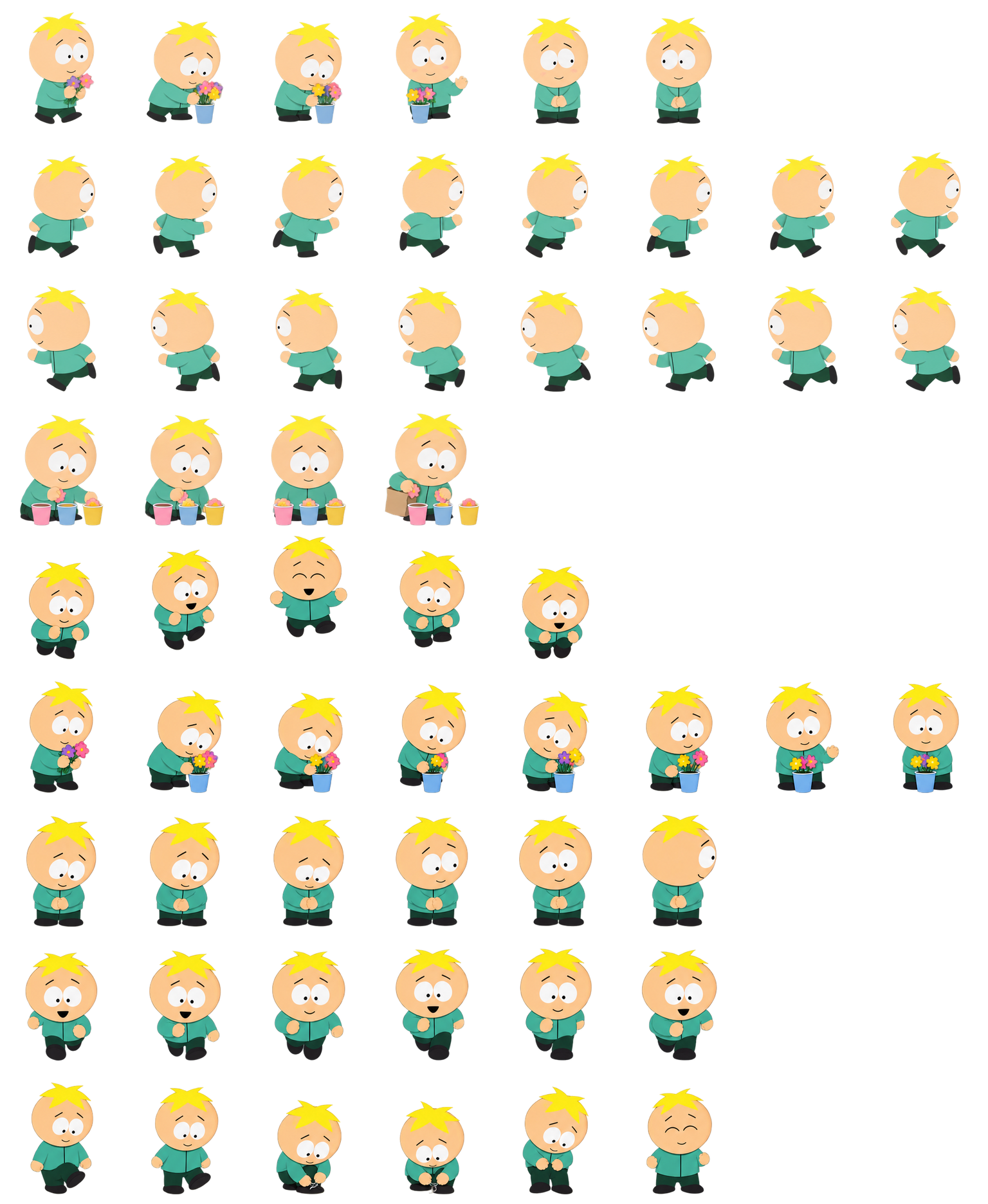 巴特斯·斯托奇 Butters Stotch Codex pet original spritesheet