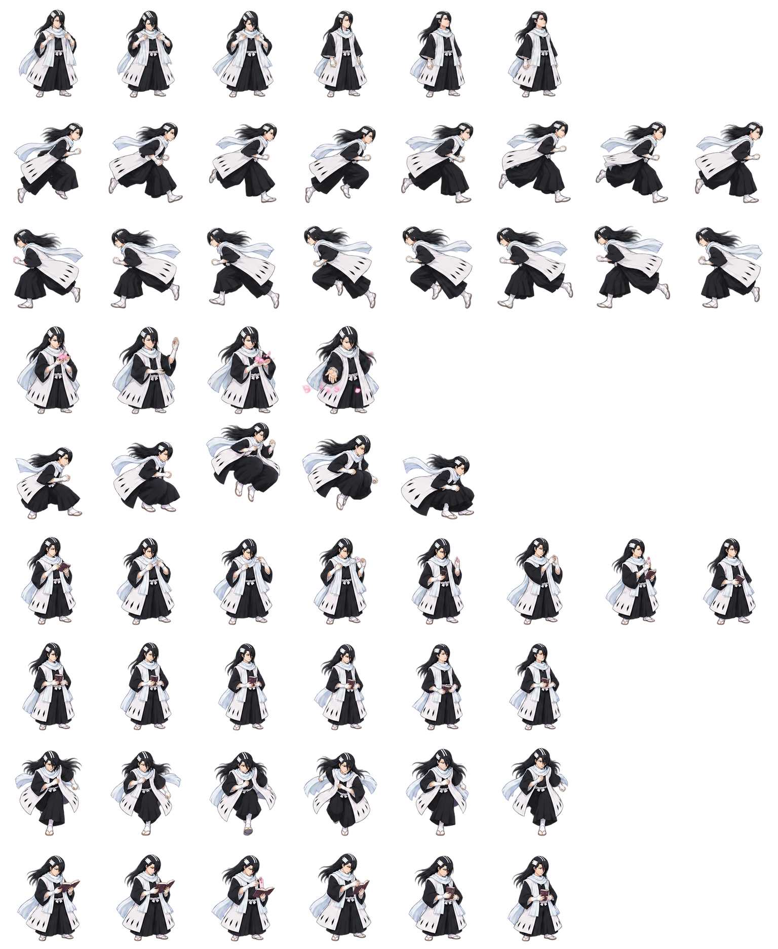 朽木白哉 Byakuya Kuchiki Codex pet original spritesheet