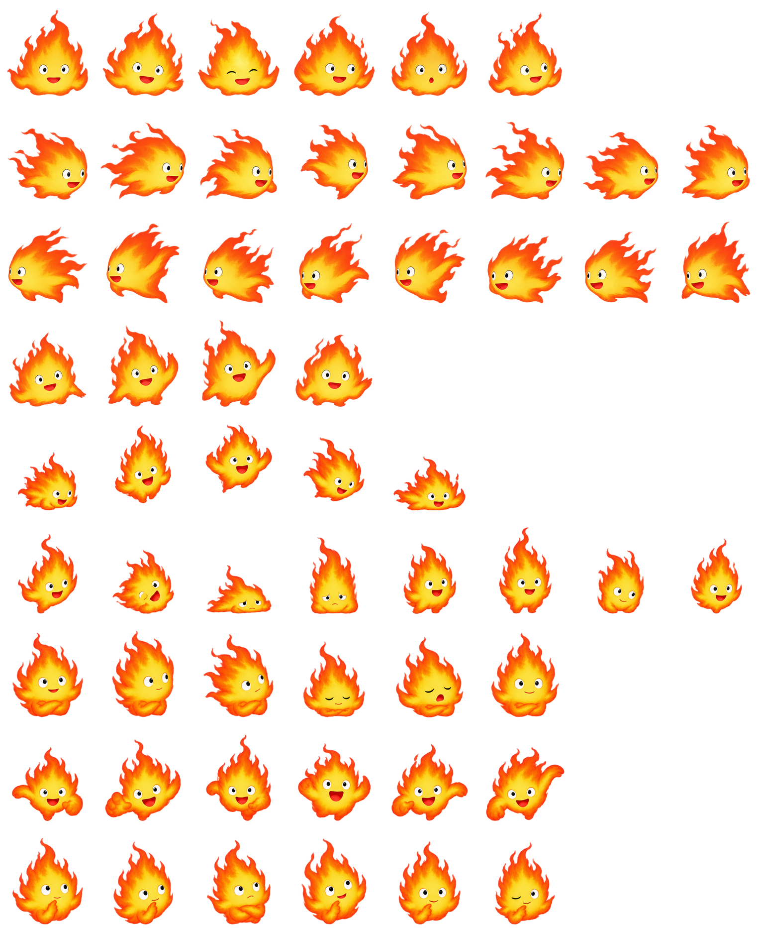 卡尔西法 Calcifer Codex pet original spritesheet