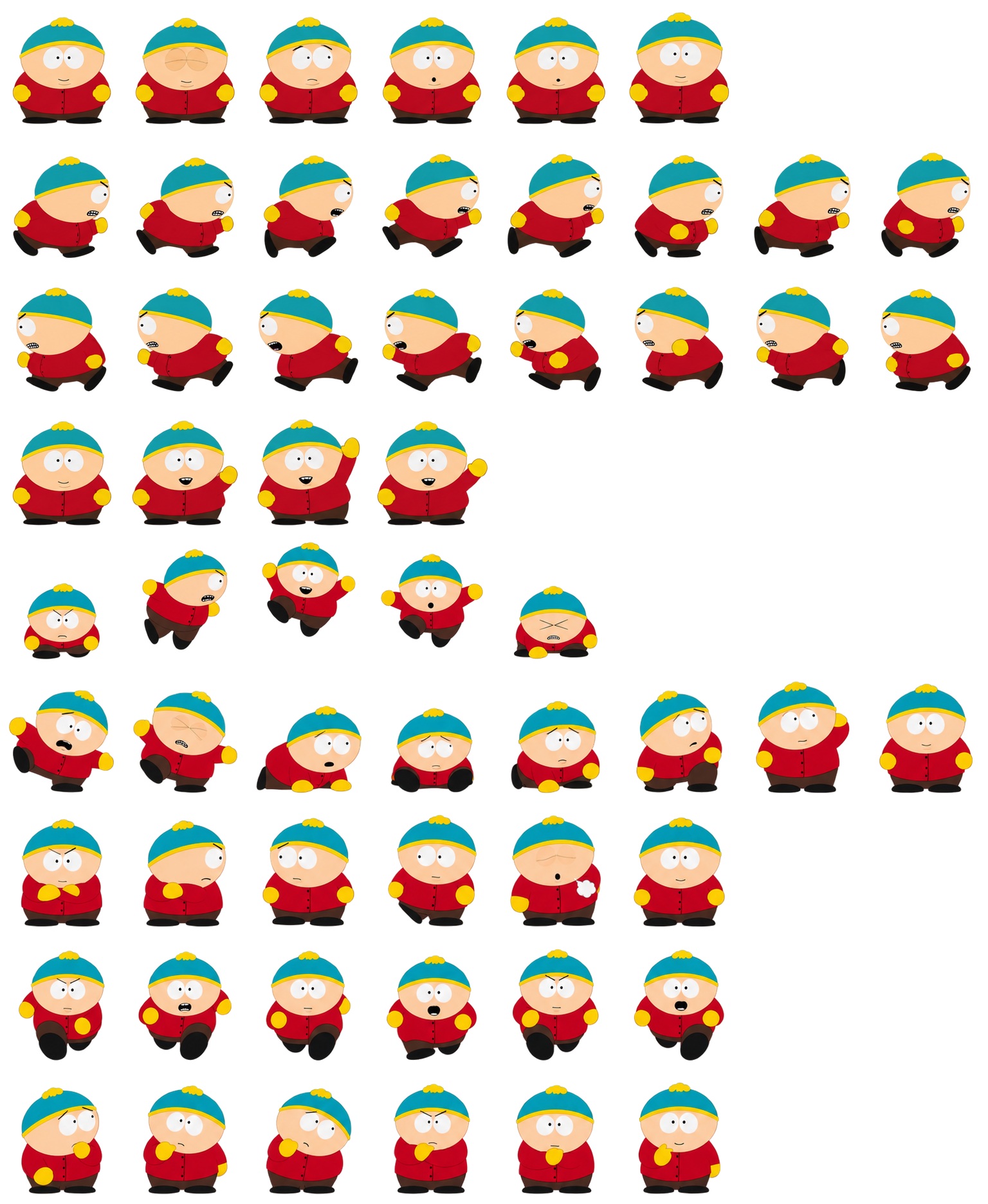 埃里克卡特曼 Eric Cartman Codex pet original spritesheet