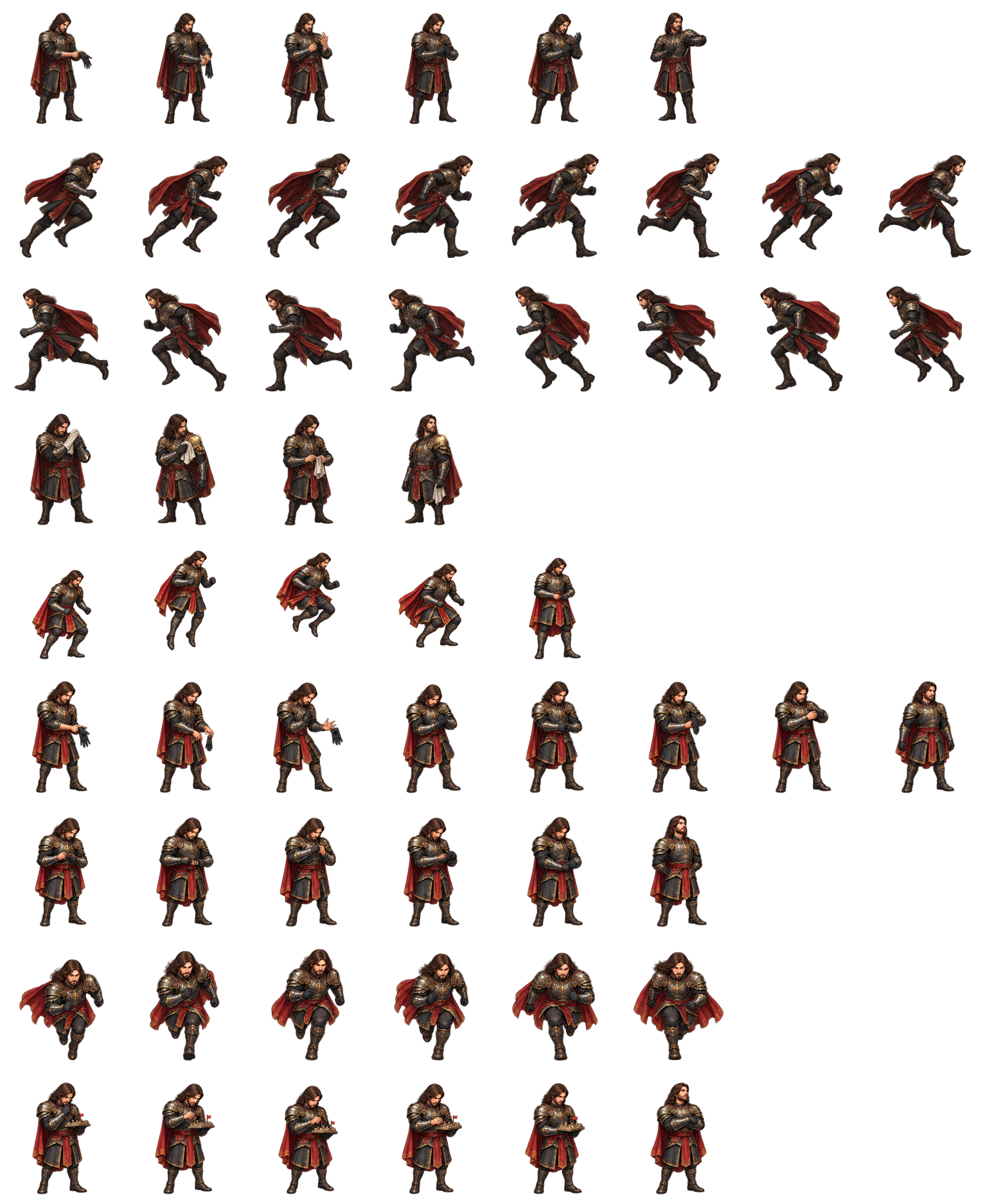 切萨雷·博吉亚 Cesare Borgia Codex pet original spritesheet