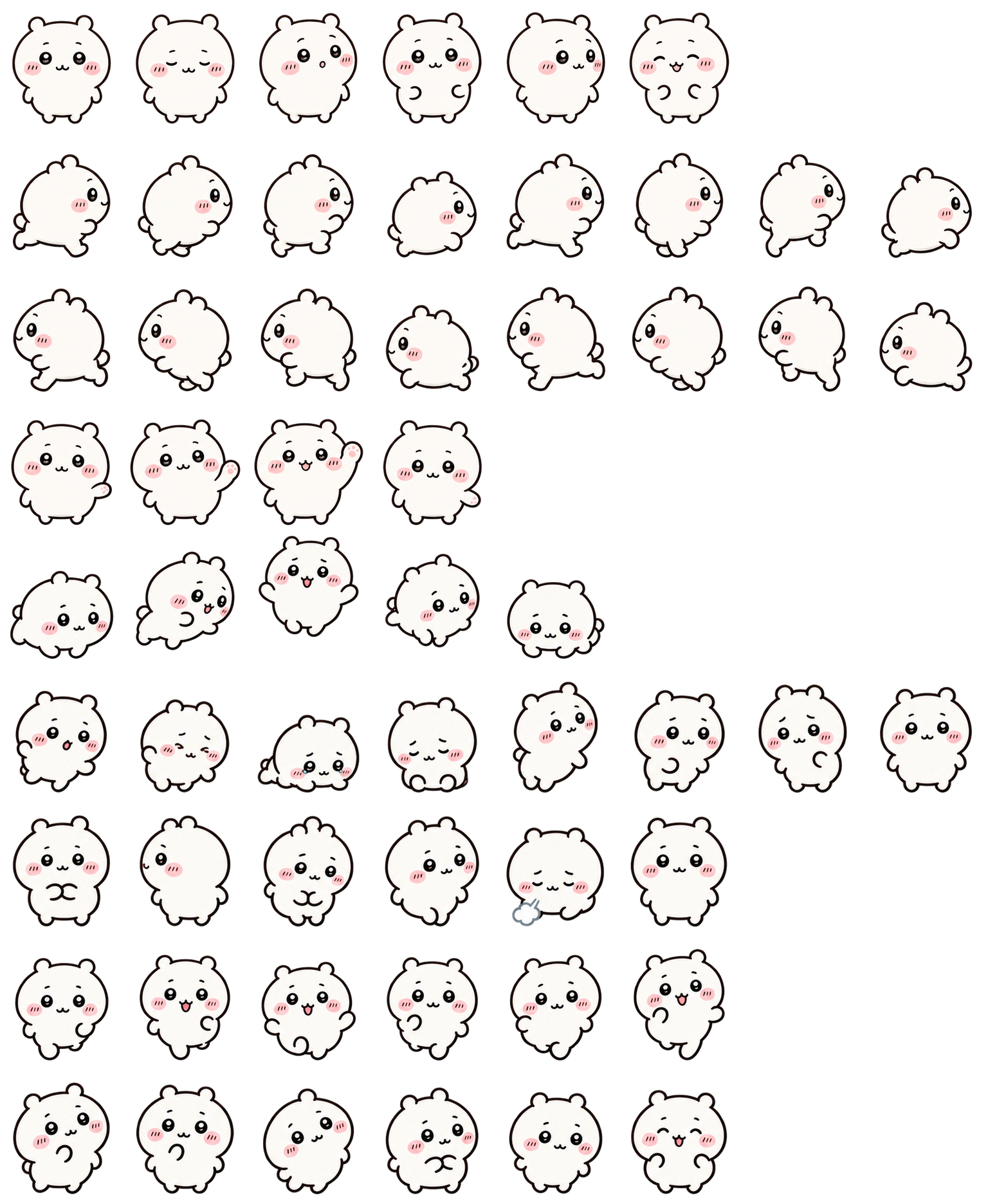 吉伊卡哇 Chiikawa Codex pet original spritesheet