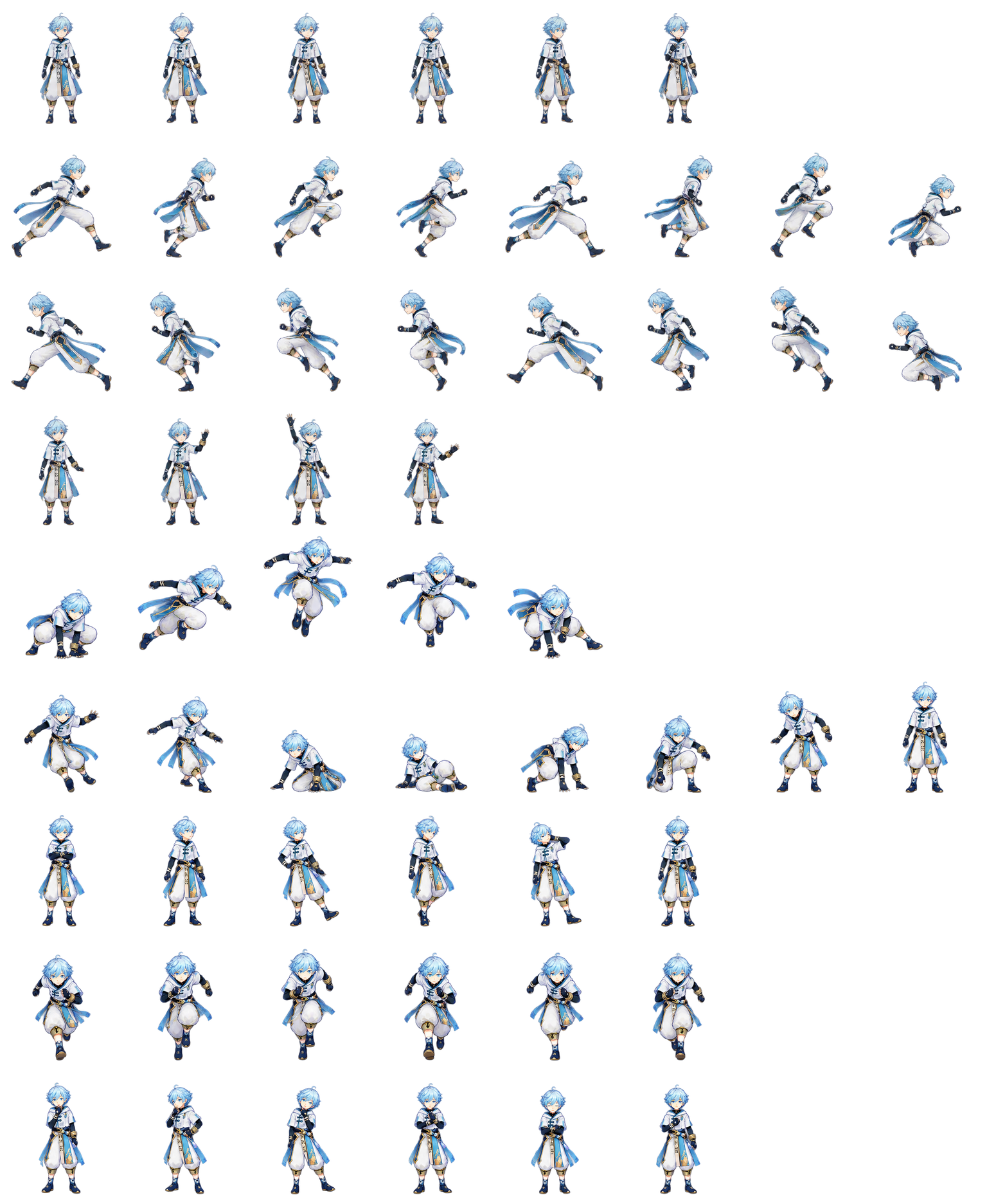 重云 Chongyun Codex pet original spritesheet