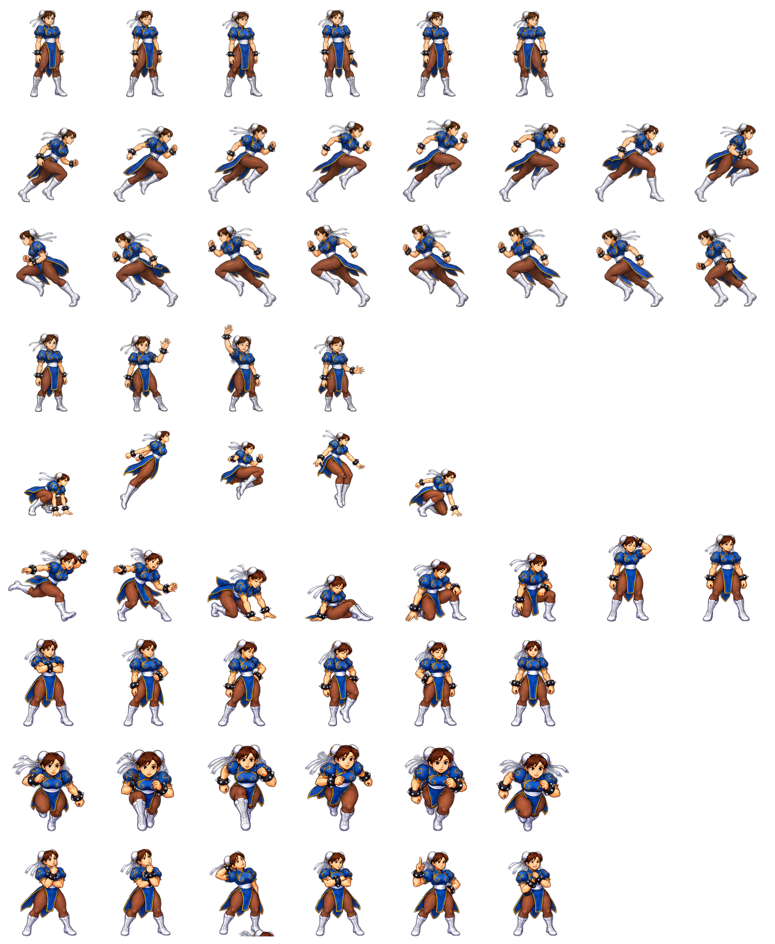 Chun-Li — Cozy Fan Art Codex pet original spritesheet