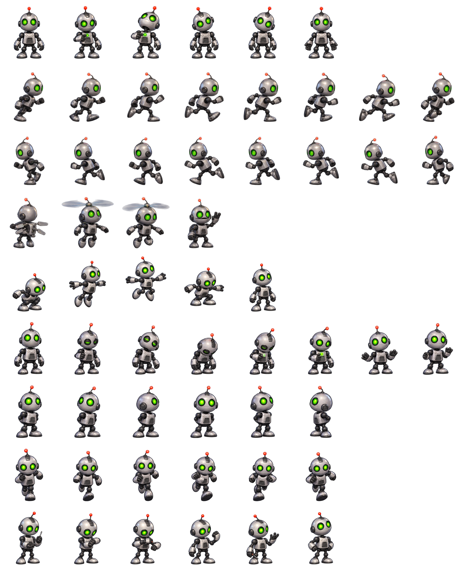 叮当（克兰克） Clank Codex pet original spritesheet