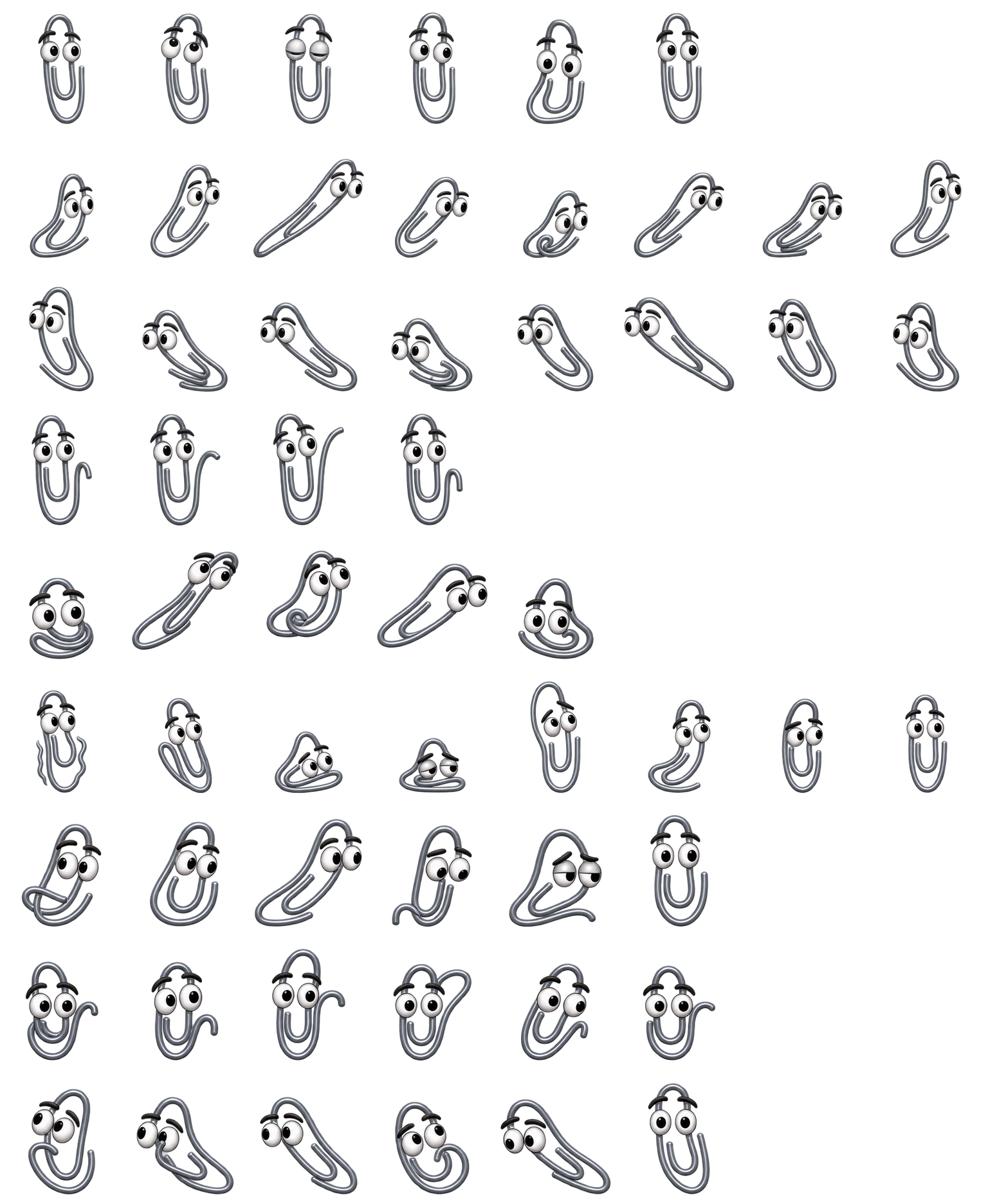 回形针助手 Clippy Codex pet original spritesheet