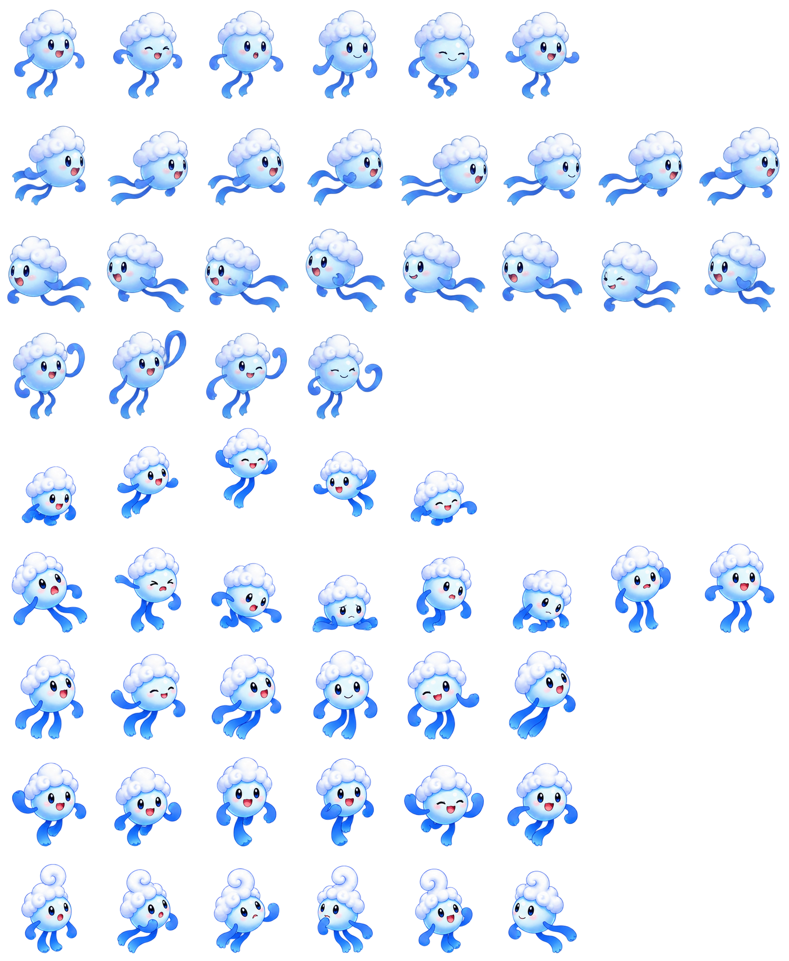 云气球雨云 Cloud Balloon Nimbus Codex pet original spritesheet