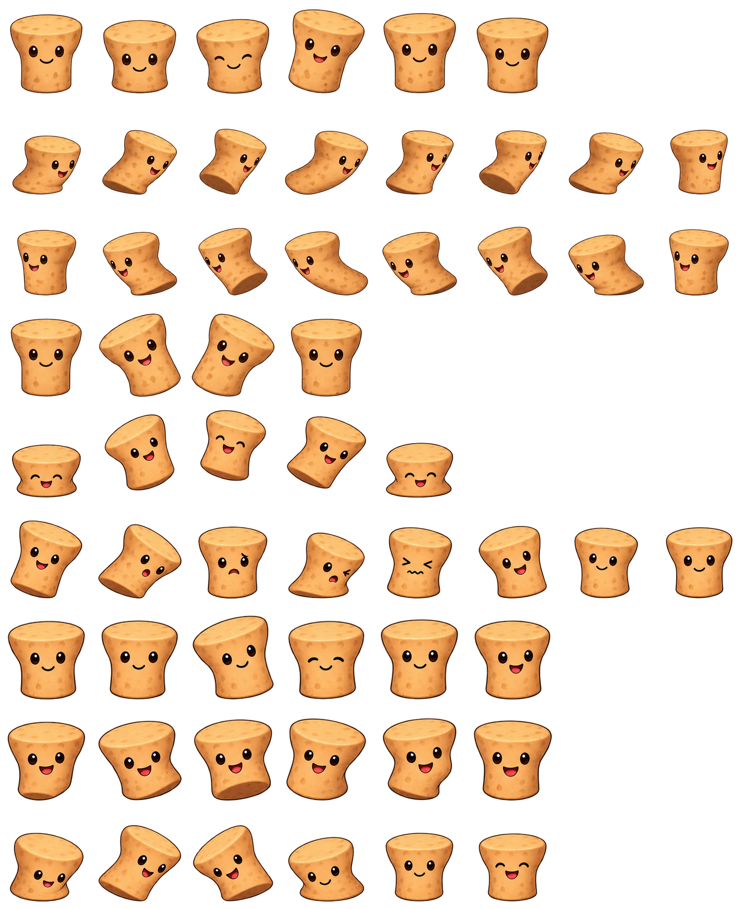软木塞噗团 Cork Poppet Codex pet original spritesheet