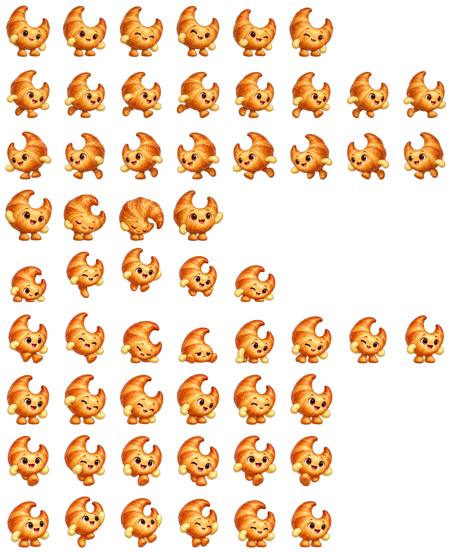 牛角包月牙 Croissant Crescent Codex pet original spritesheet