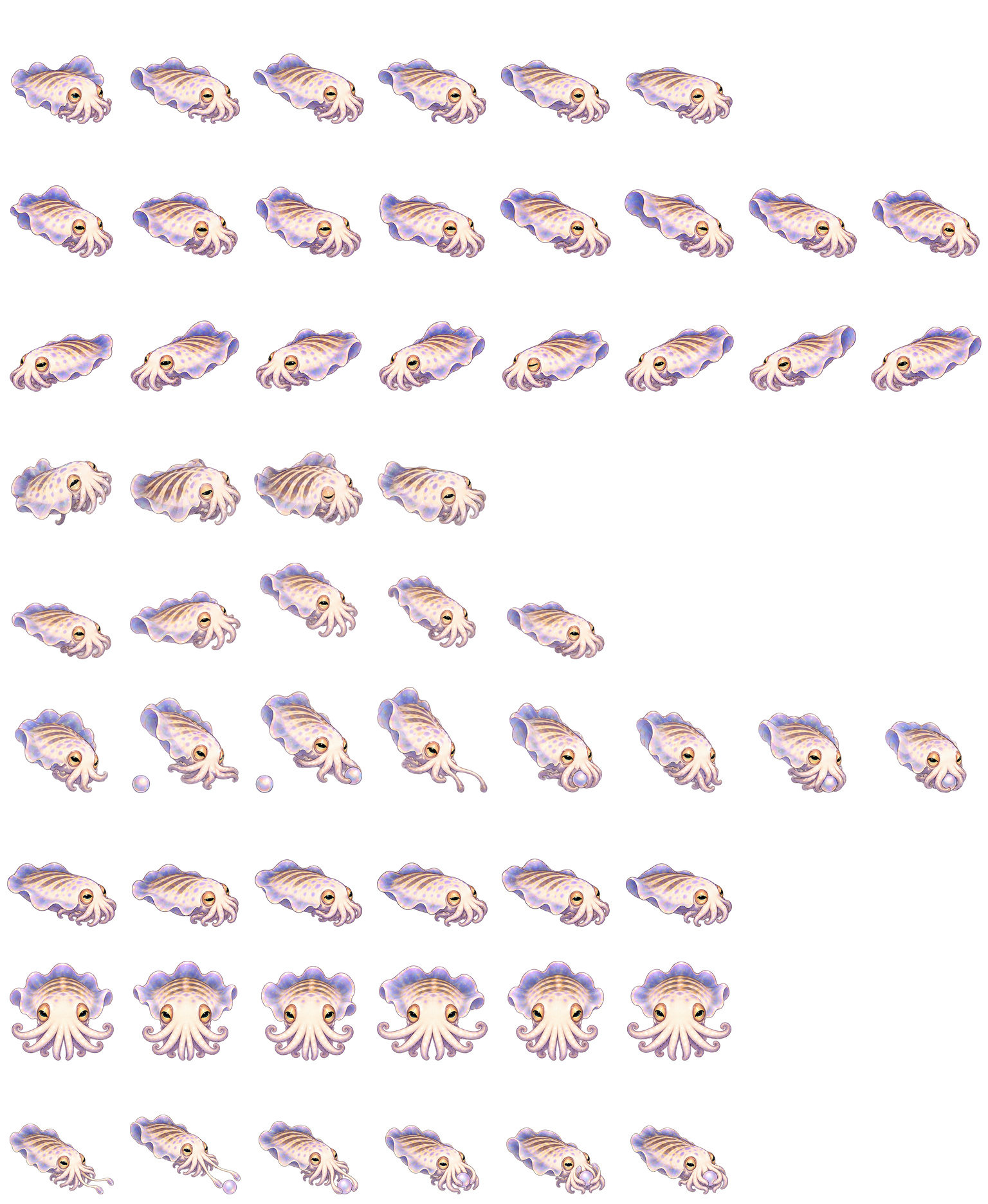 墨影乌贼 Cuttlefish Inkwell Codex pet original spritesheet