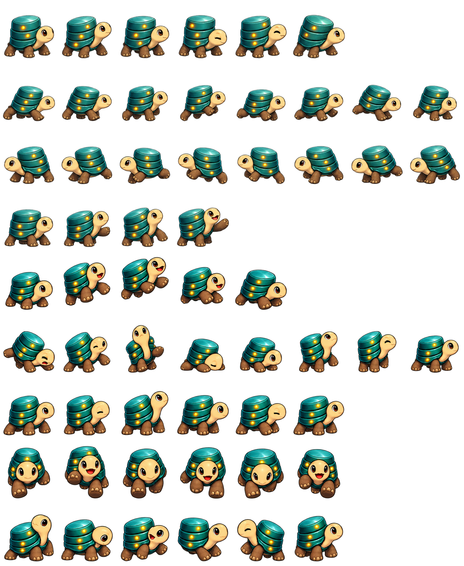 数据库叠龟 Database Tortoise Stack Codex pet original spritesheet