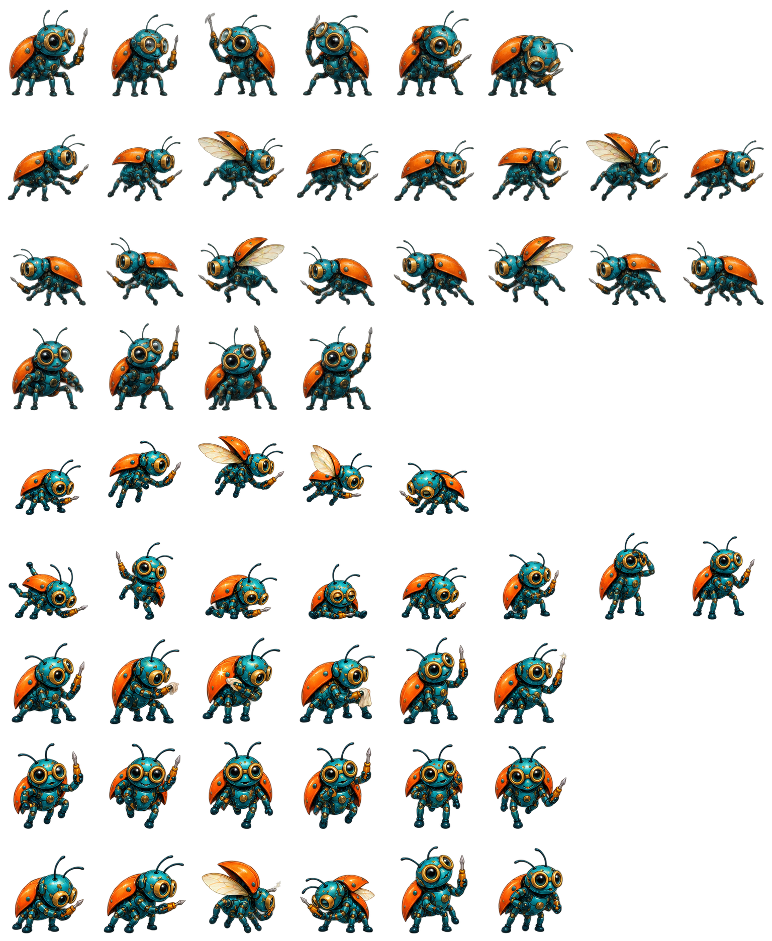 补丁甲虫 Debug Beetle Patch Codex pet original spritesheet