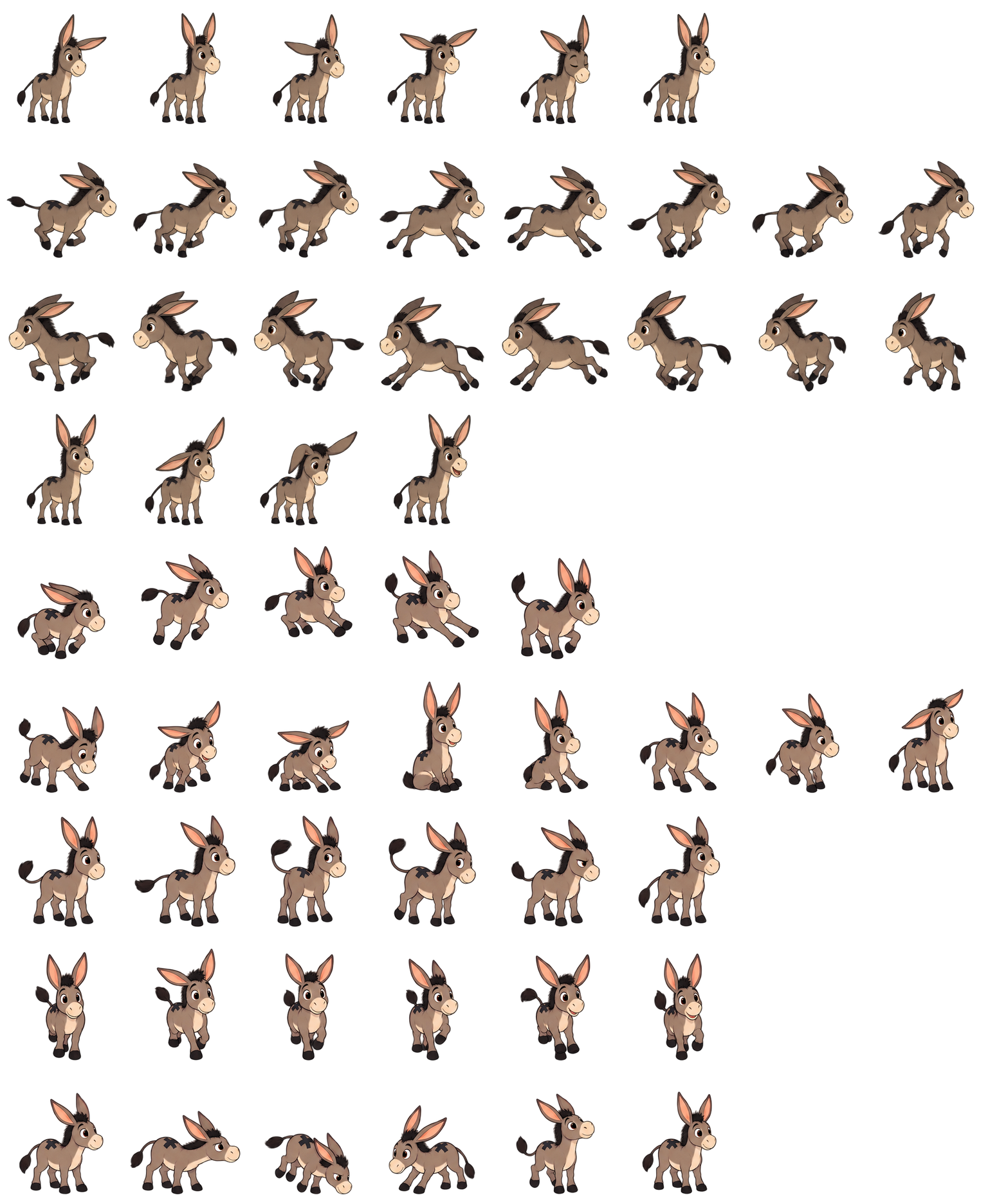 小毛驴蓟花 Donkey Thistle Codex pet original spritesheet