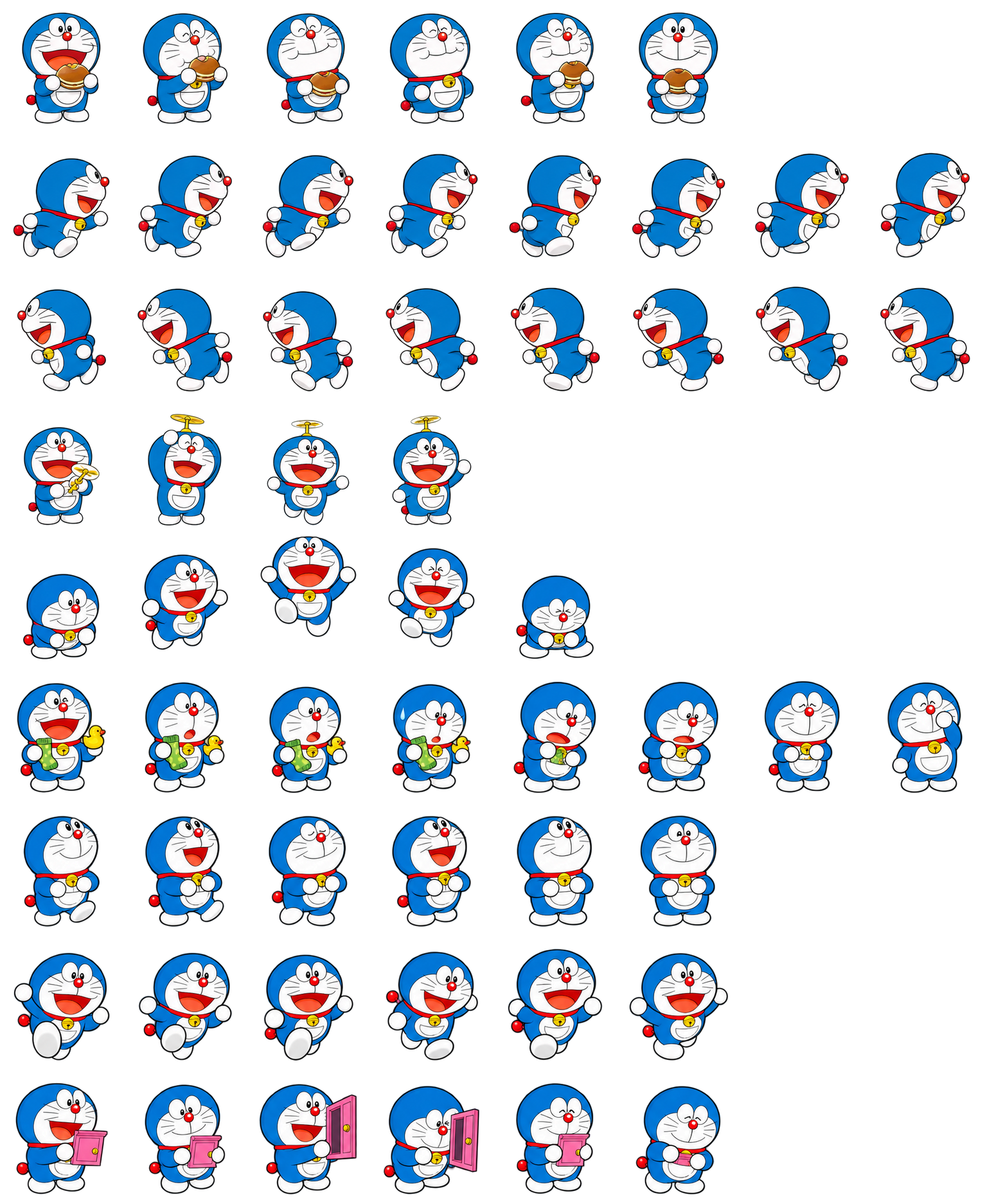 哆啦A梦 Doraemon Codex pet original spritesheet