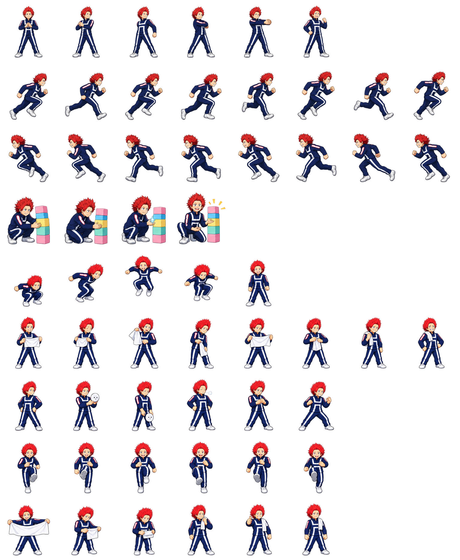 切岛锐儿郎 Eijiro Kirishima Codex pet original spritesheet