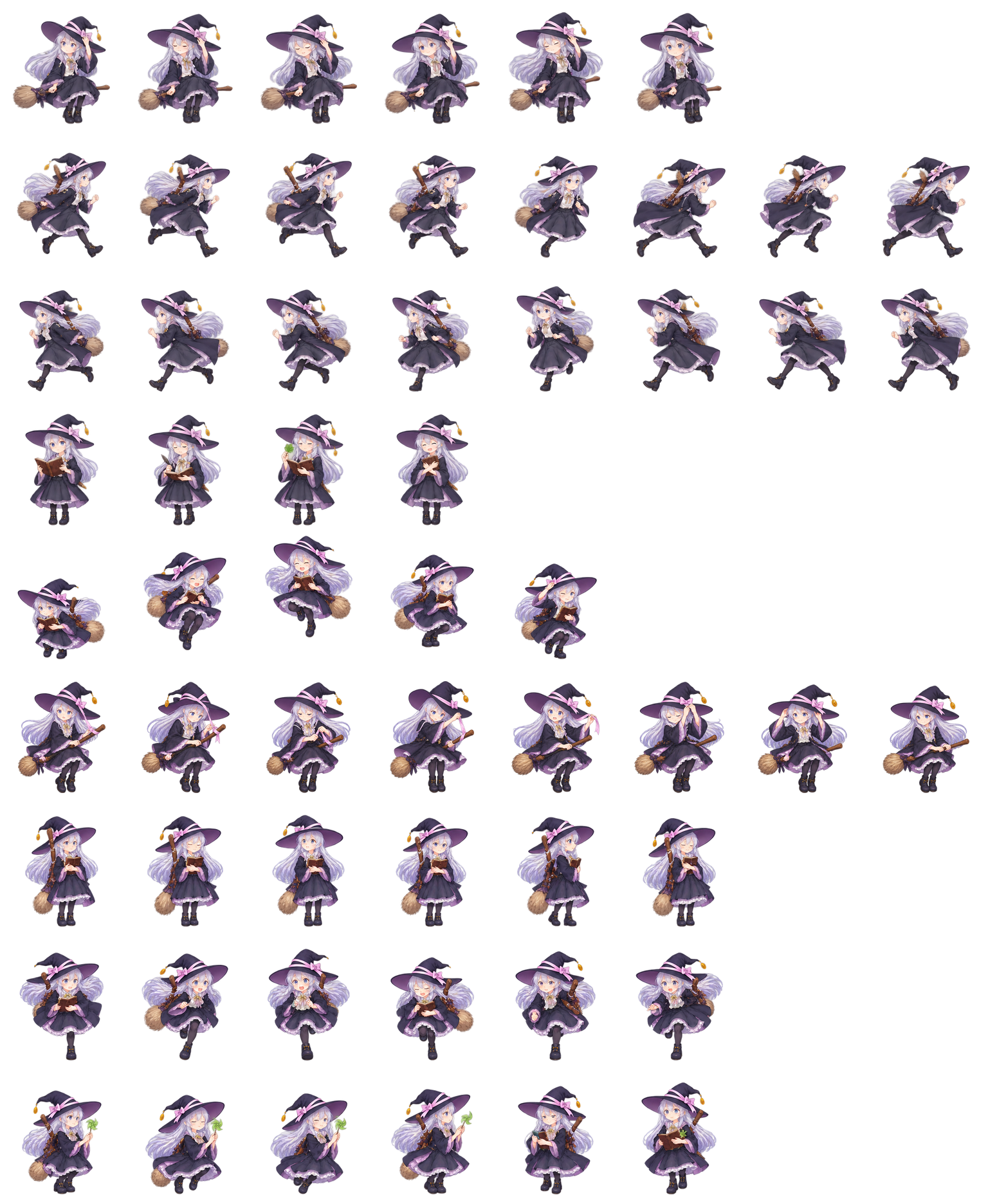 伊蕾娜 Elaina Codex pet original spritesheet
