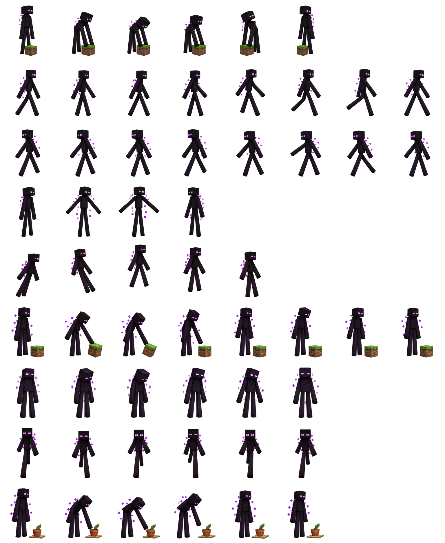 末影人 Enderman Codex pet original spritesheet