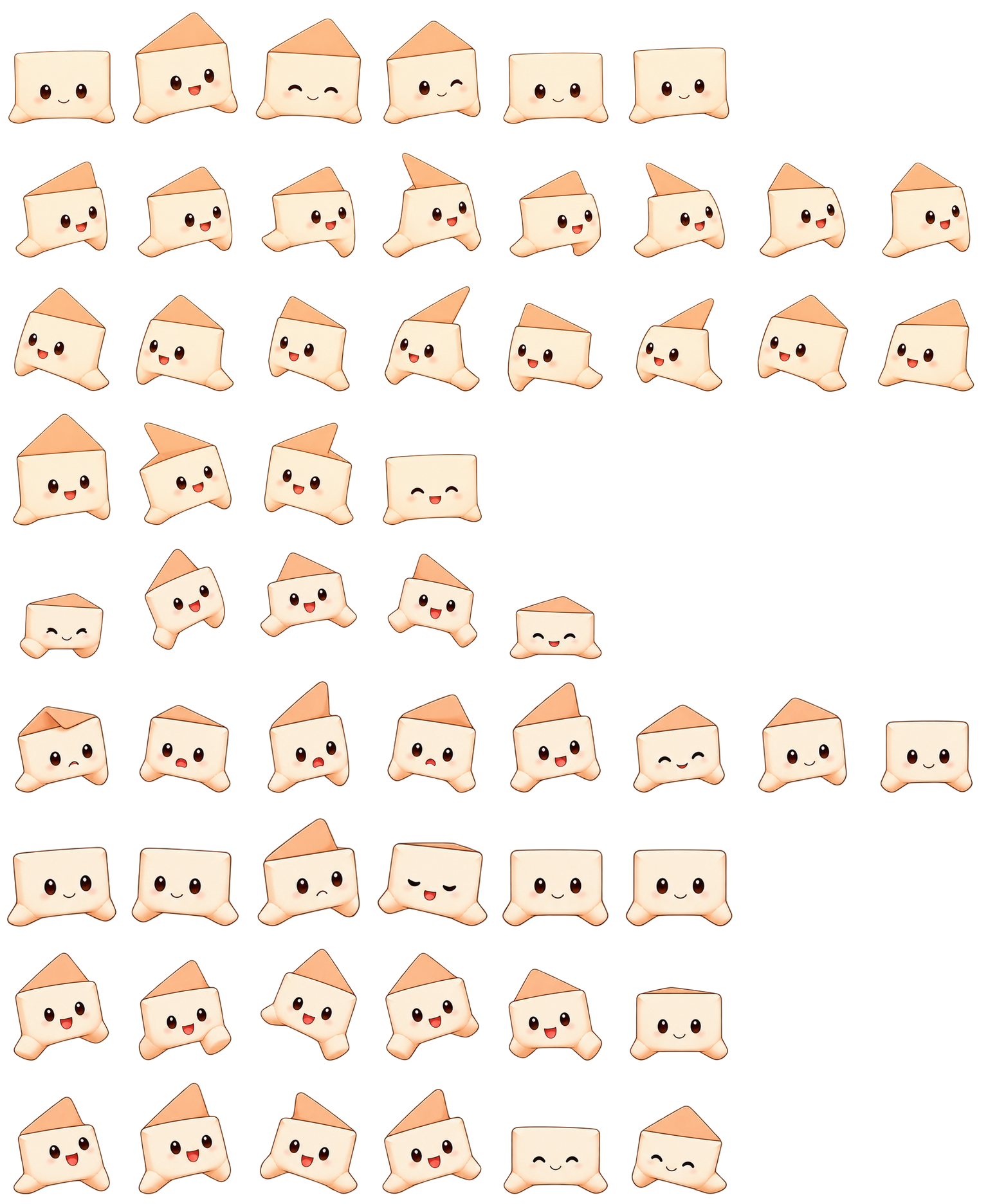 信封折折 Envelope Flapfold Codex pet original spritesheet