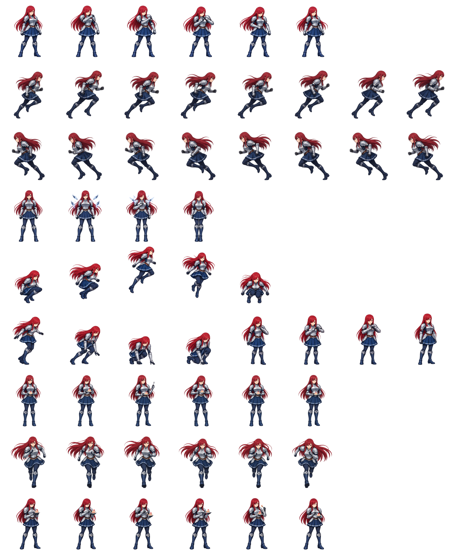 艾露莎·舒卡勒托 Erza Scarlet Codex pet original spritesheet