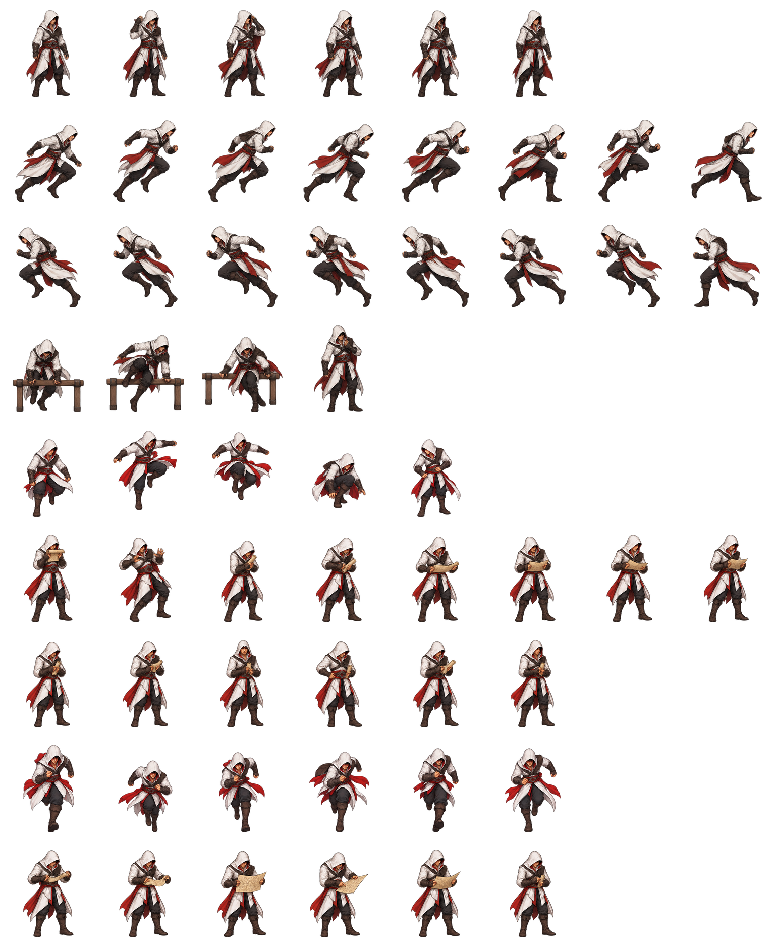 埃齐奥·奥迪托雷 Ezio Auditore Codex pet original spritesheet