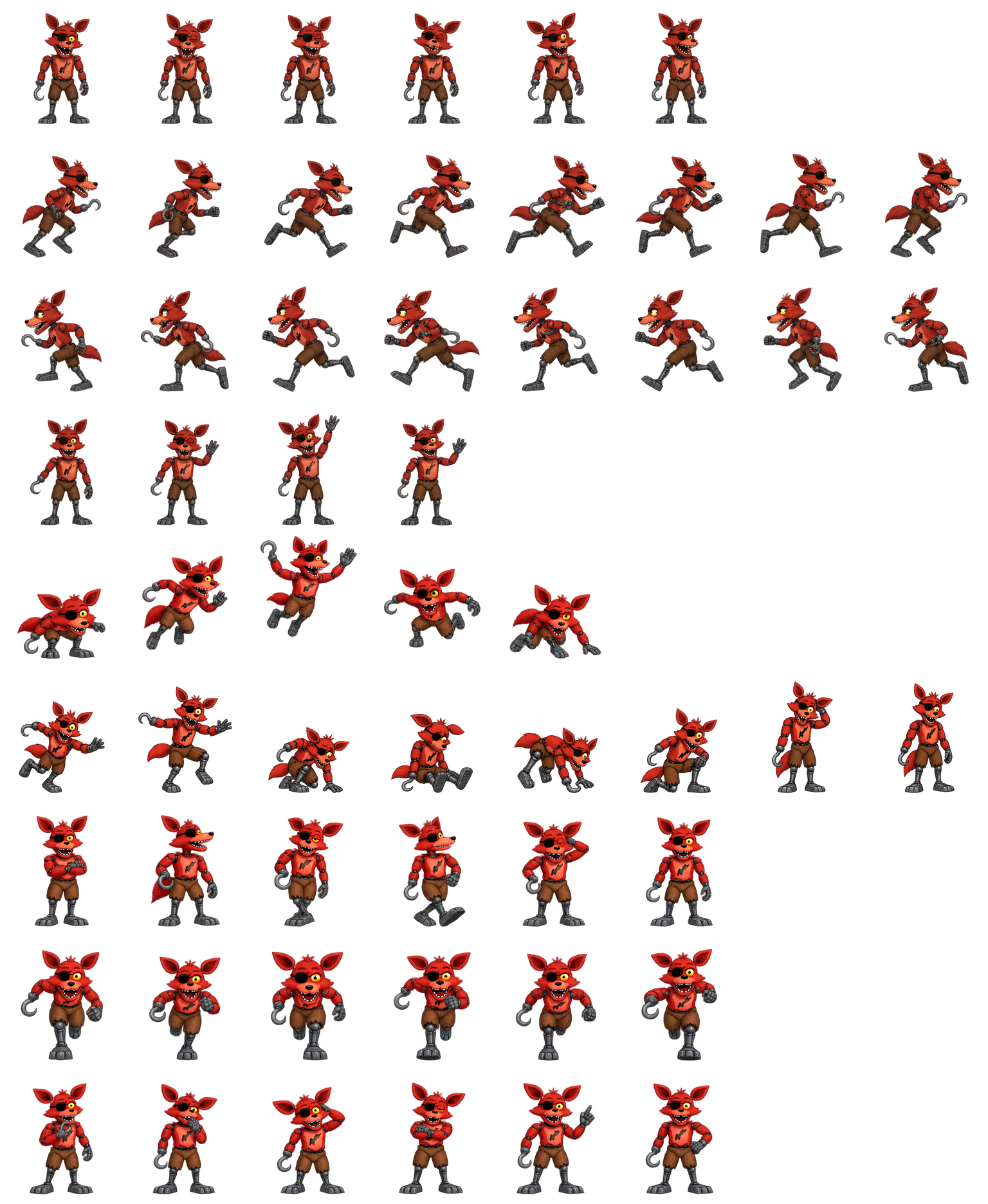 霍斯 Foxy Codex pet original spritesheet