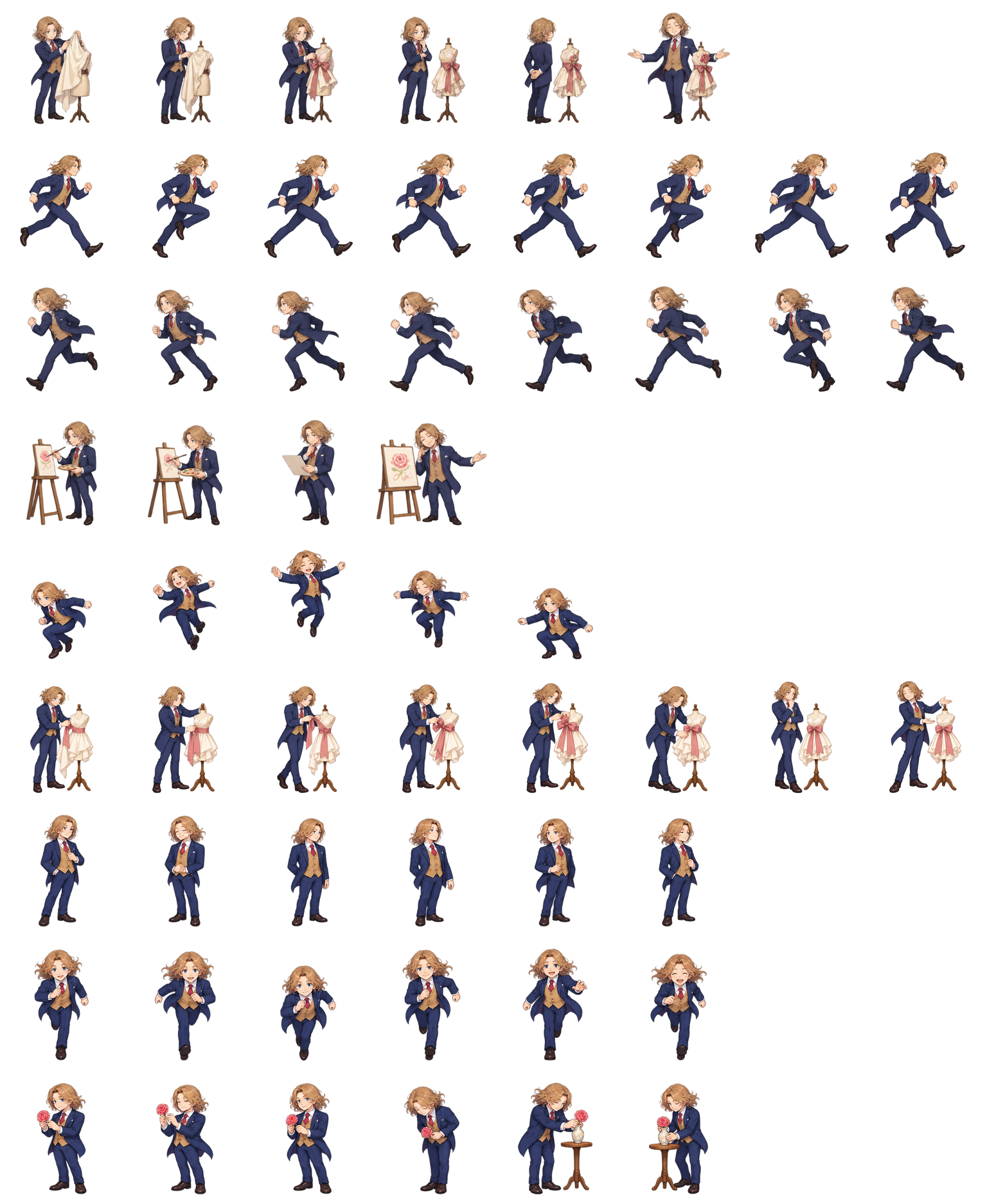 法国（黑塔利亚） France (Hetalia) Codex pet original spritesheet