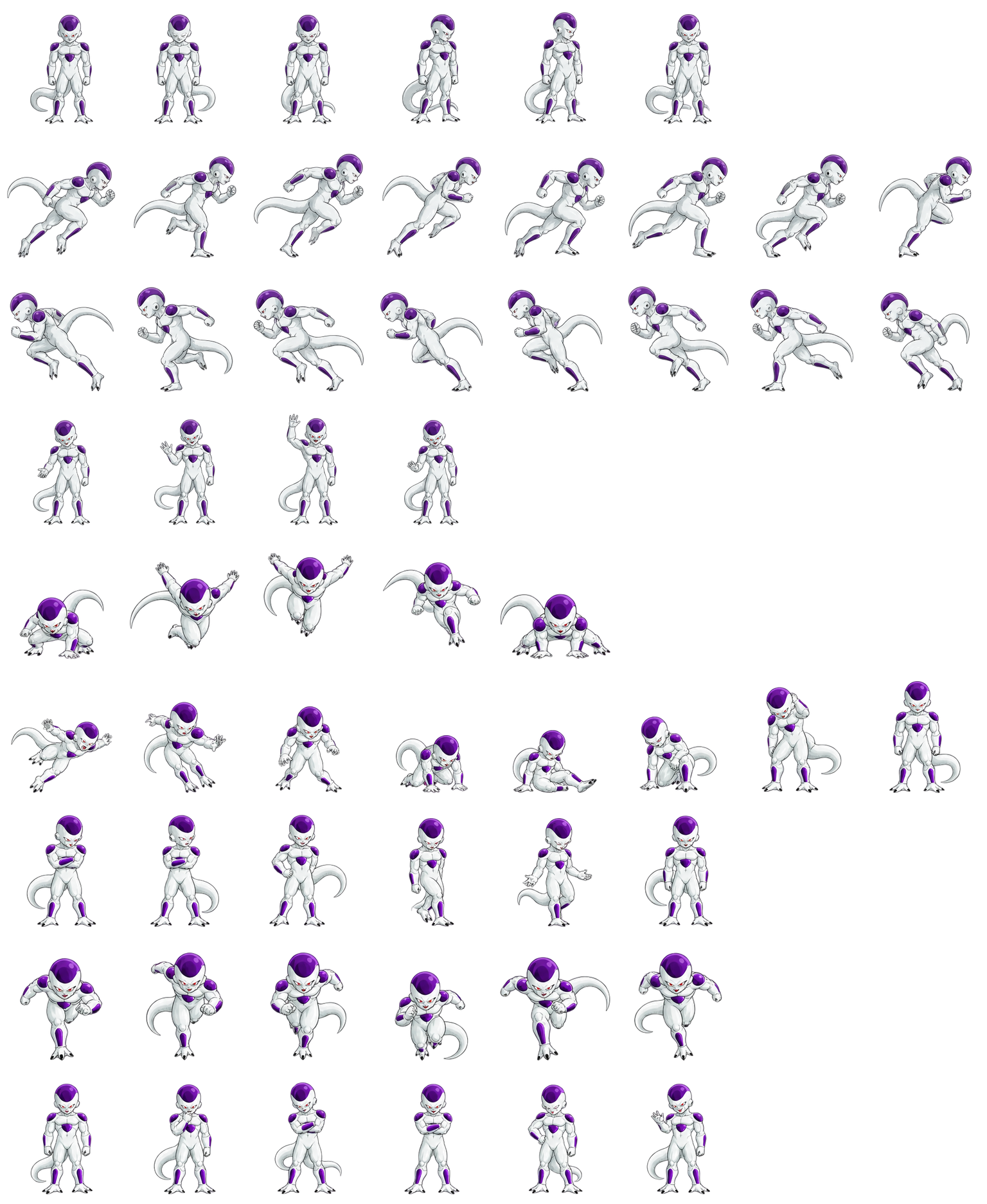 Frieza — Cozy Fan Art Codex pet original spritesheet