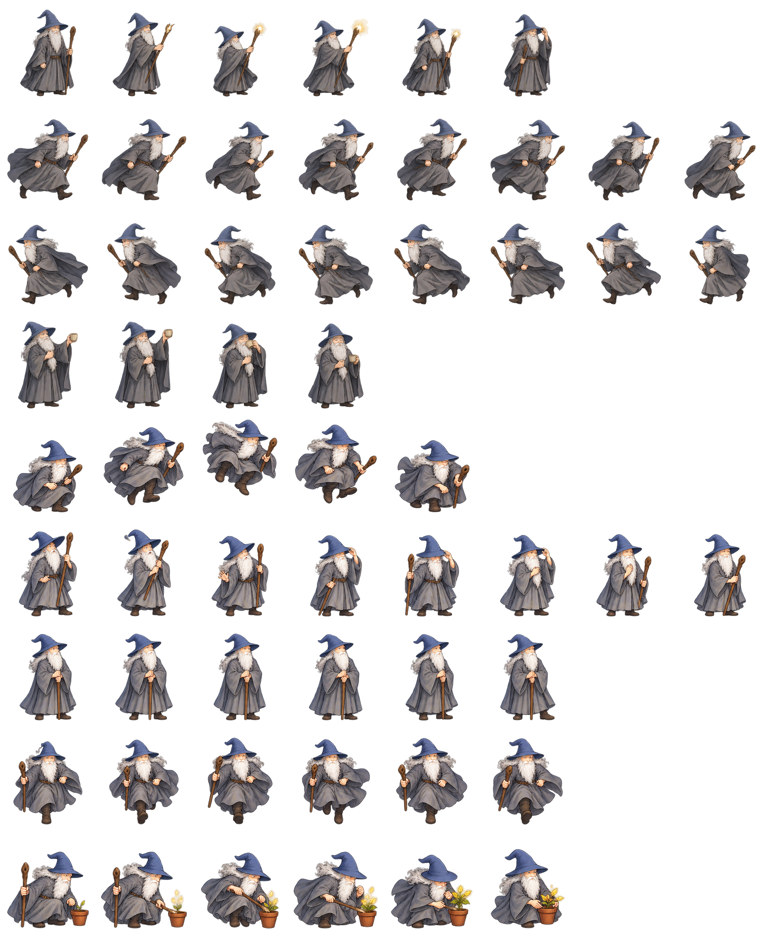 甘道夫 Gandalf Codex pet original spritesheet