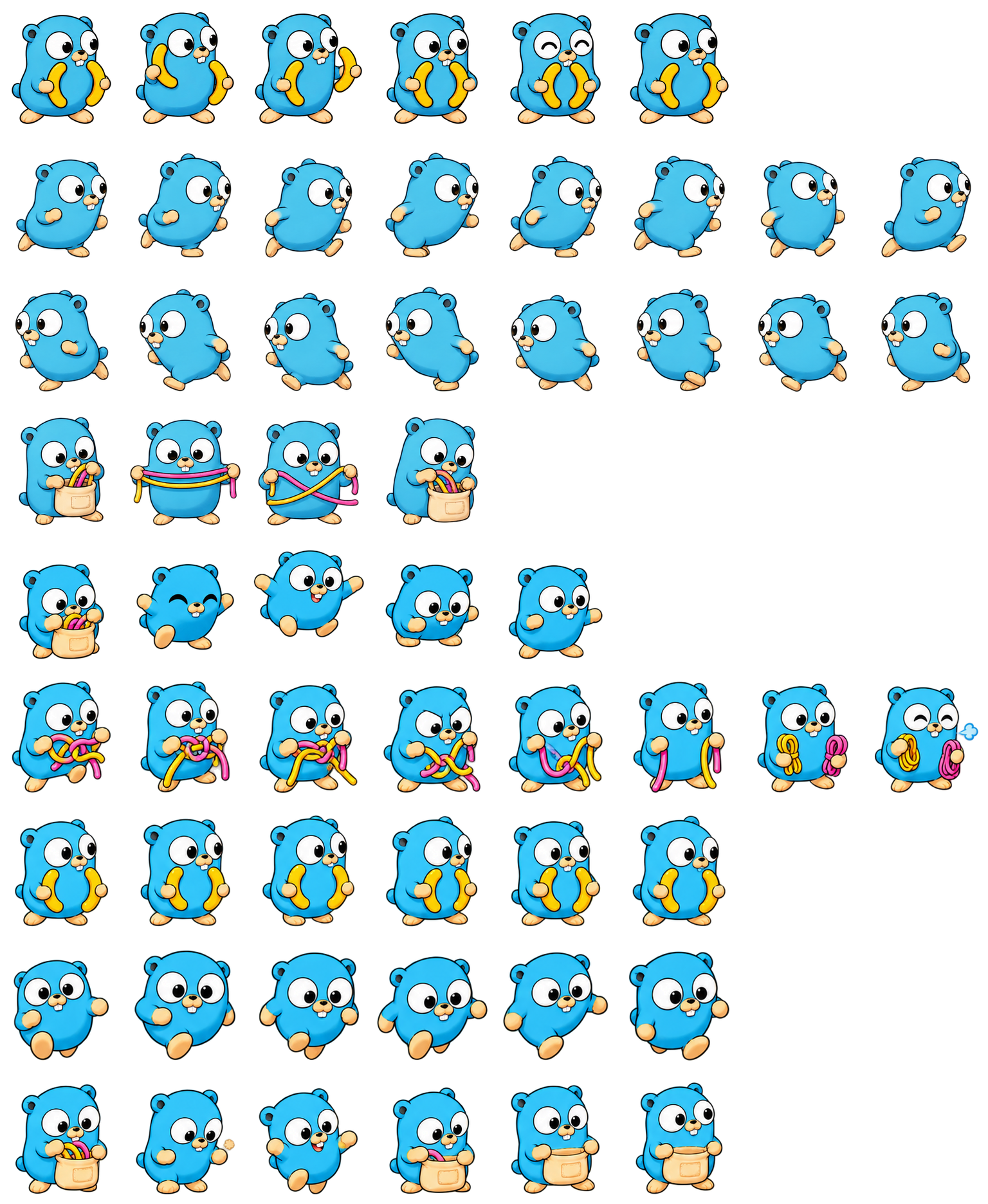 Go地鼠 Go Gopher Codex pet original spritesheet