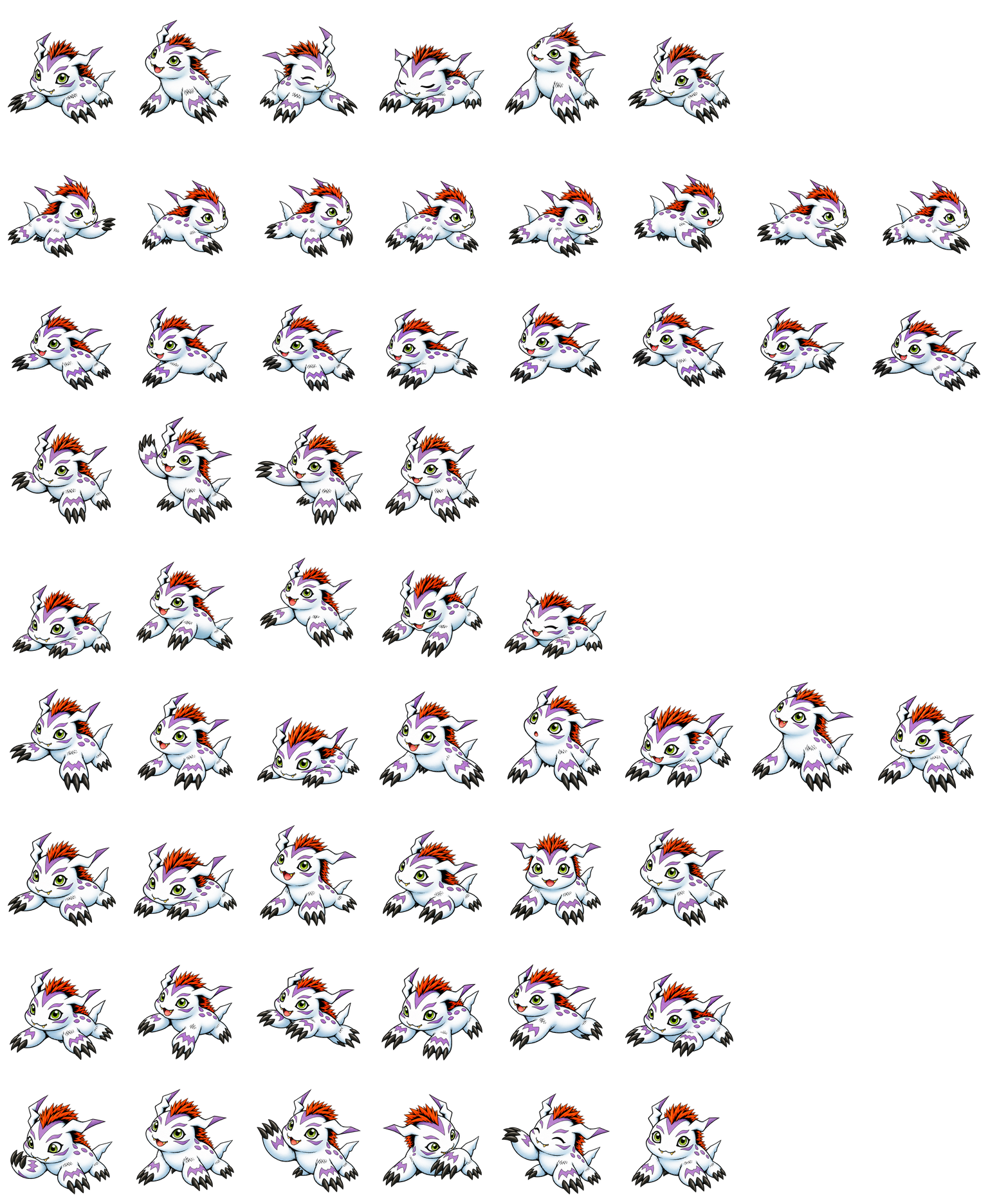 哥玛兽 Gomamon Codex pet original spritesheet