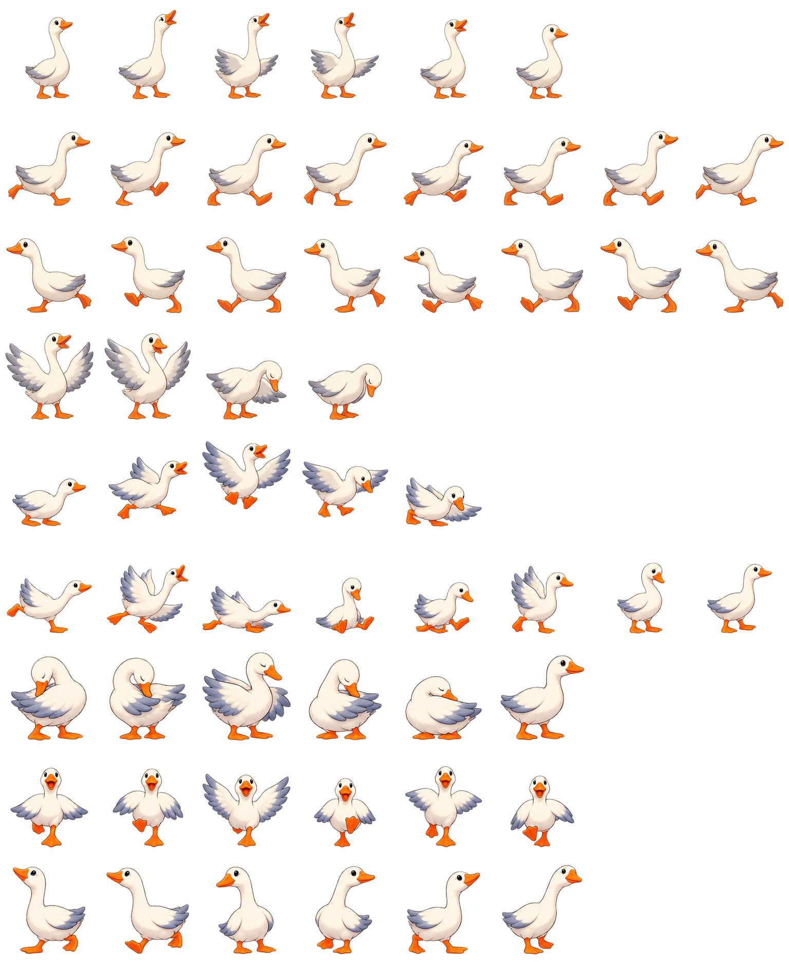 小鹅嘎嘎 Goose Honklet Codex pet original spritesheet