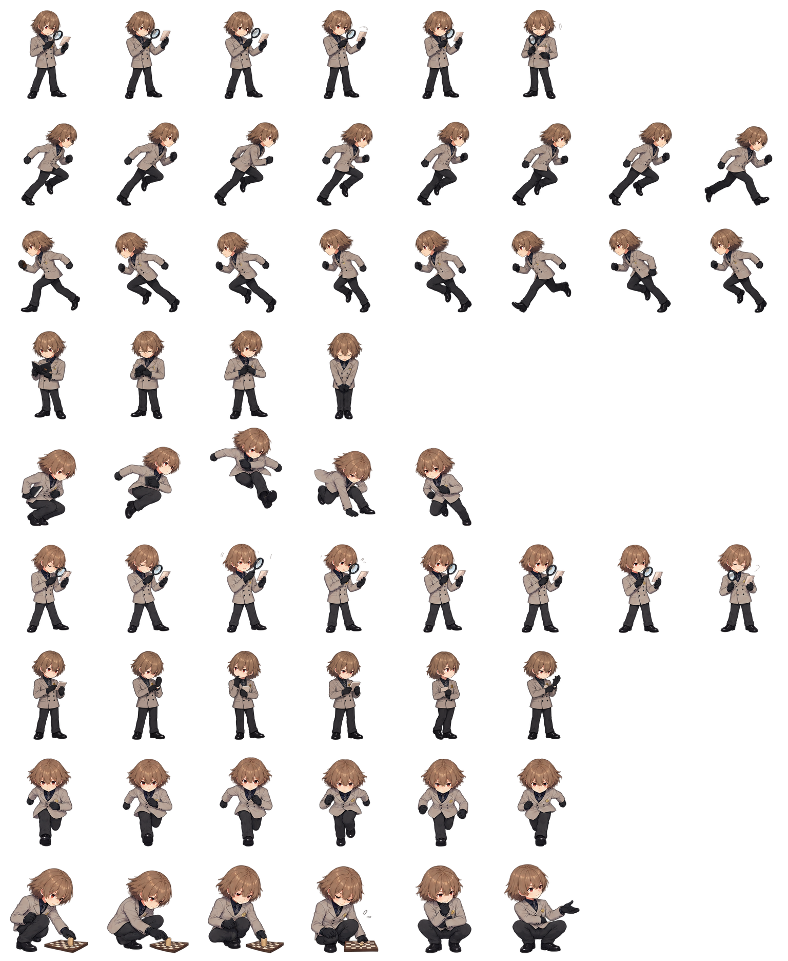明智吾郎 Goro Akechi Codex pet original spritesheet